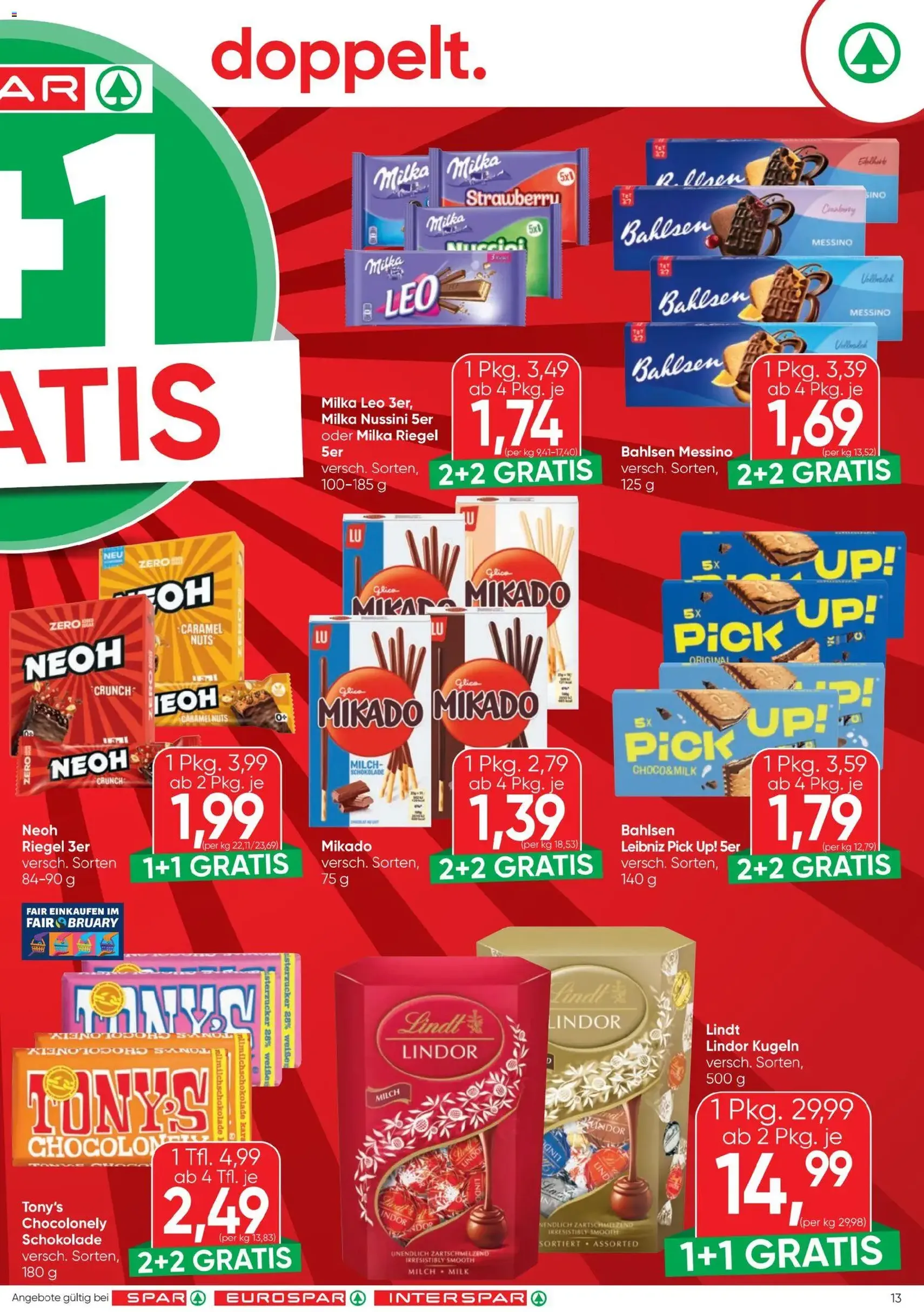 Spar Flugblatt - Gültiger Prospekt ab 12.02.2026, Seite 13 von insgesamt 20