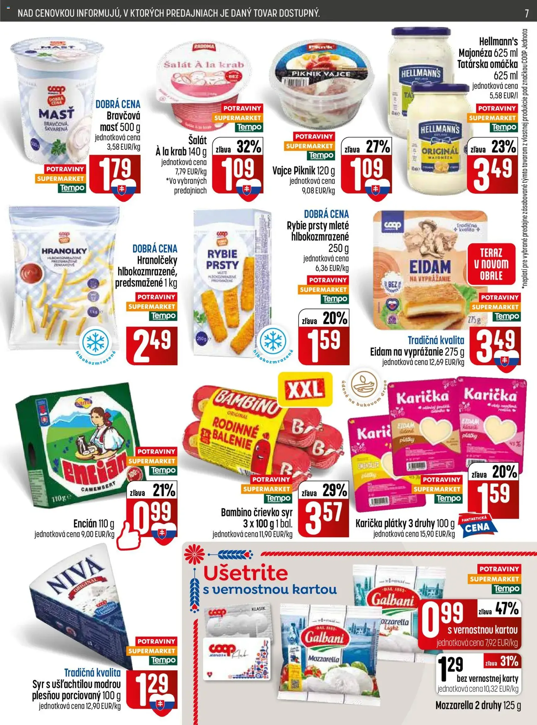 COOP Jednota leták - platný leták od 25.06.2026 strana 7 z 32