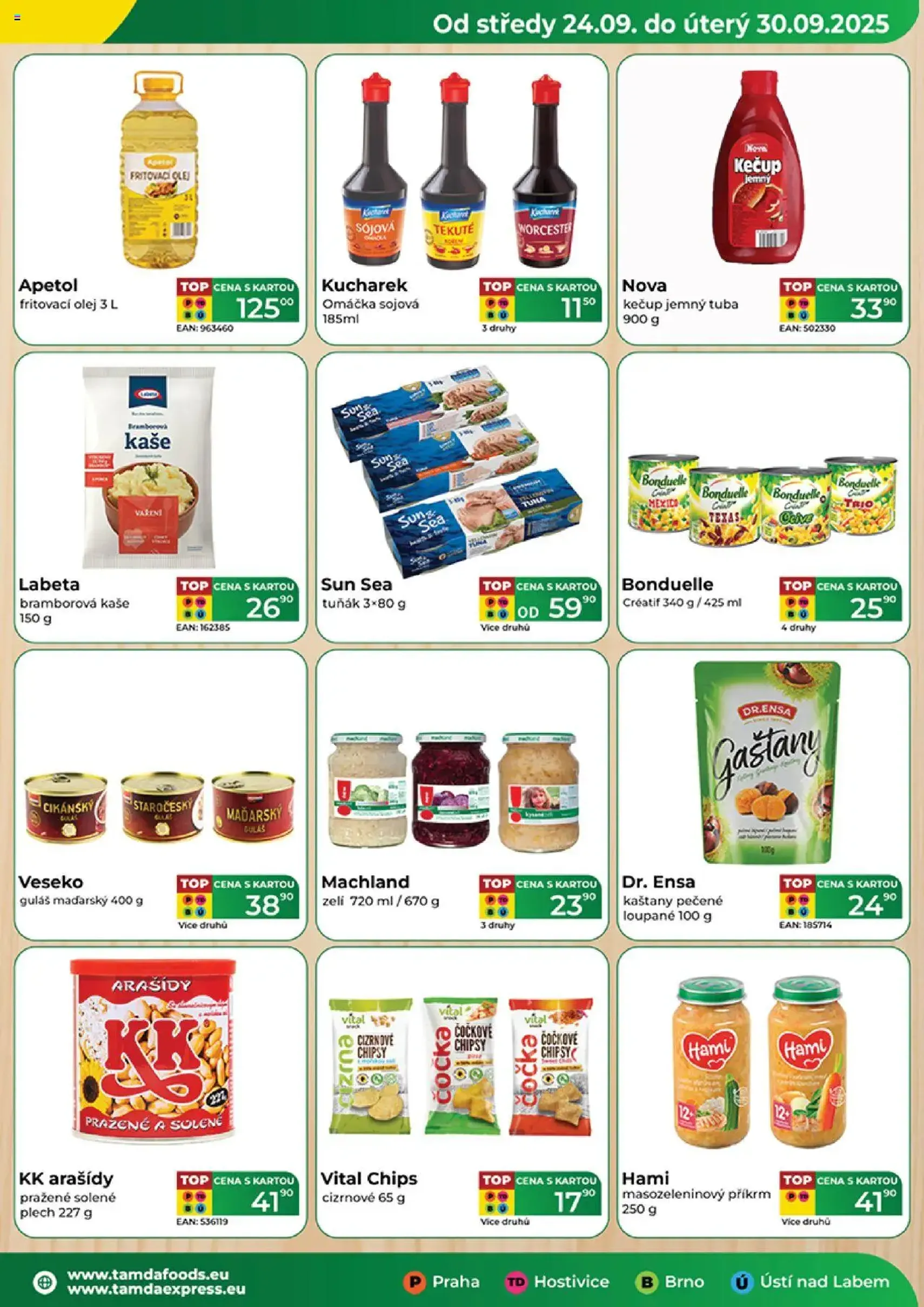 Tamda Foods leták - platný leták od 24.09.2025 strana 3 z 52