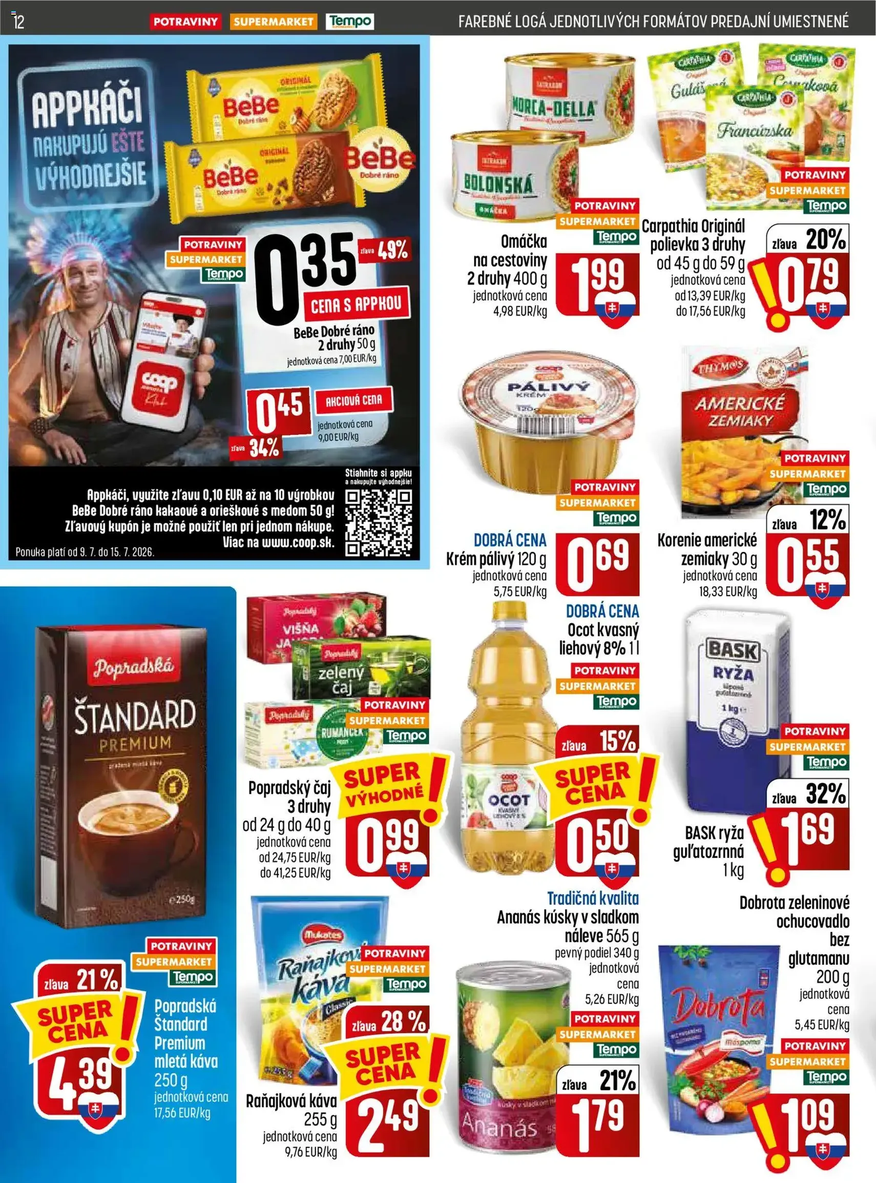 COOP Jednota leták - platný leták od 09.07.2026 strana 12 z 32