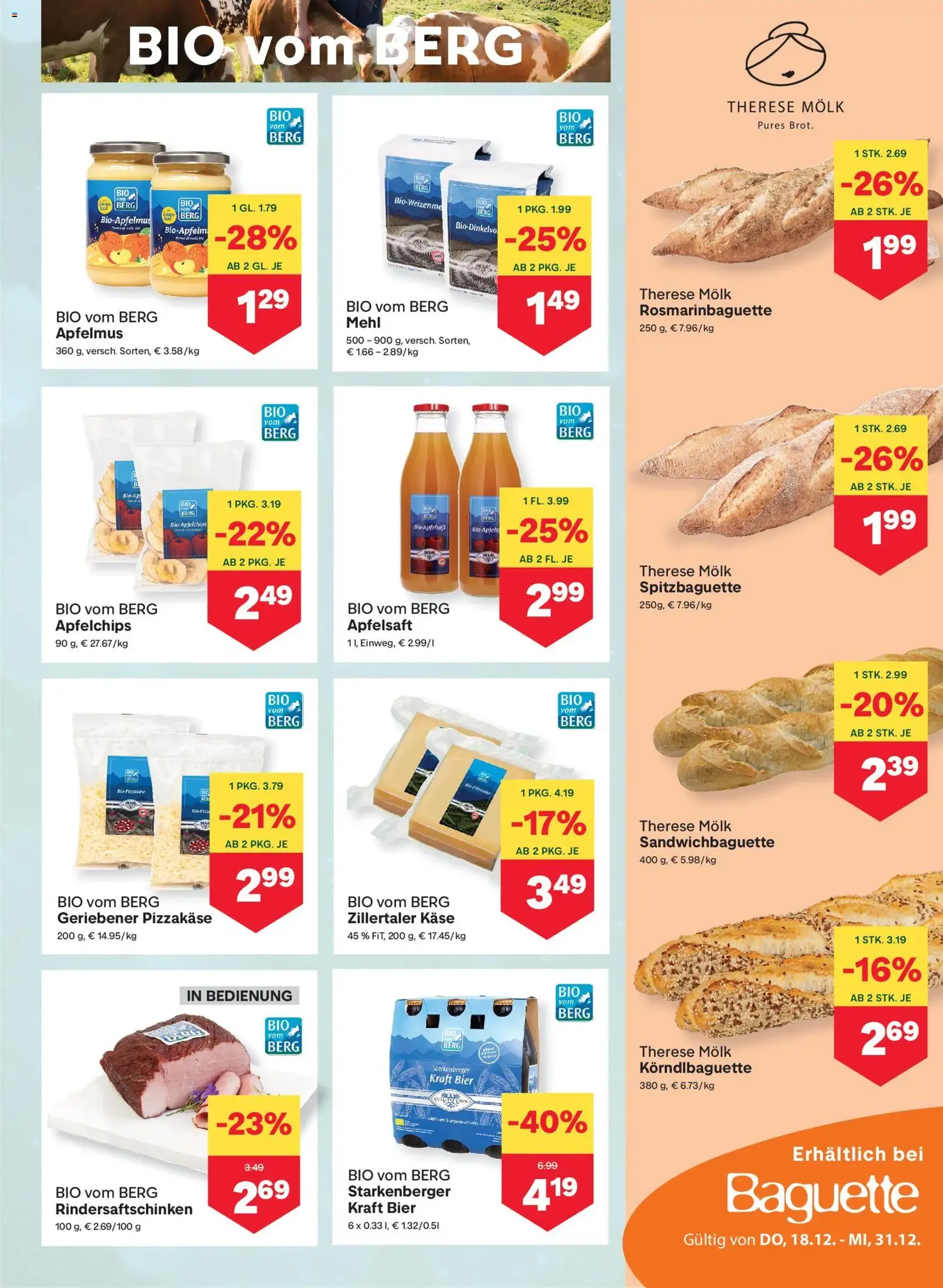 MPREIS Flugblatt - Gültiger Prospekt ab 18.12.2025, Seite 3 von insgesamt 26