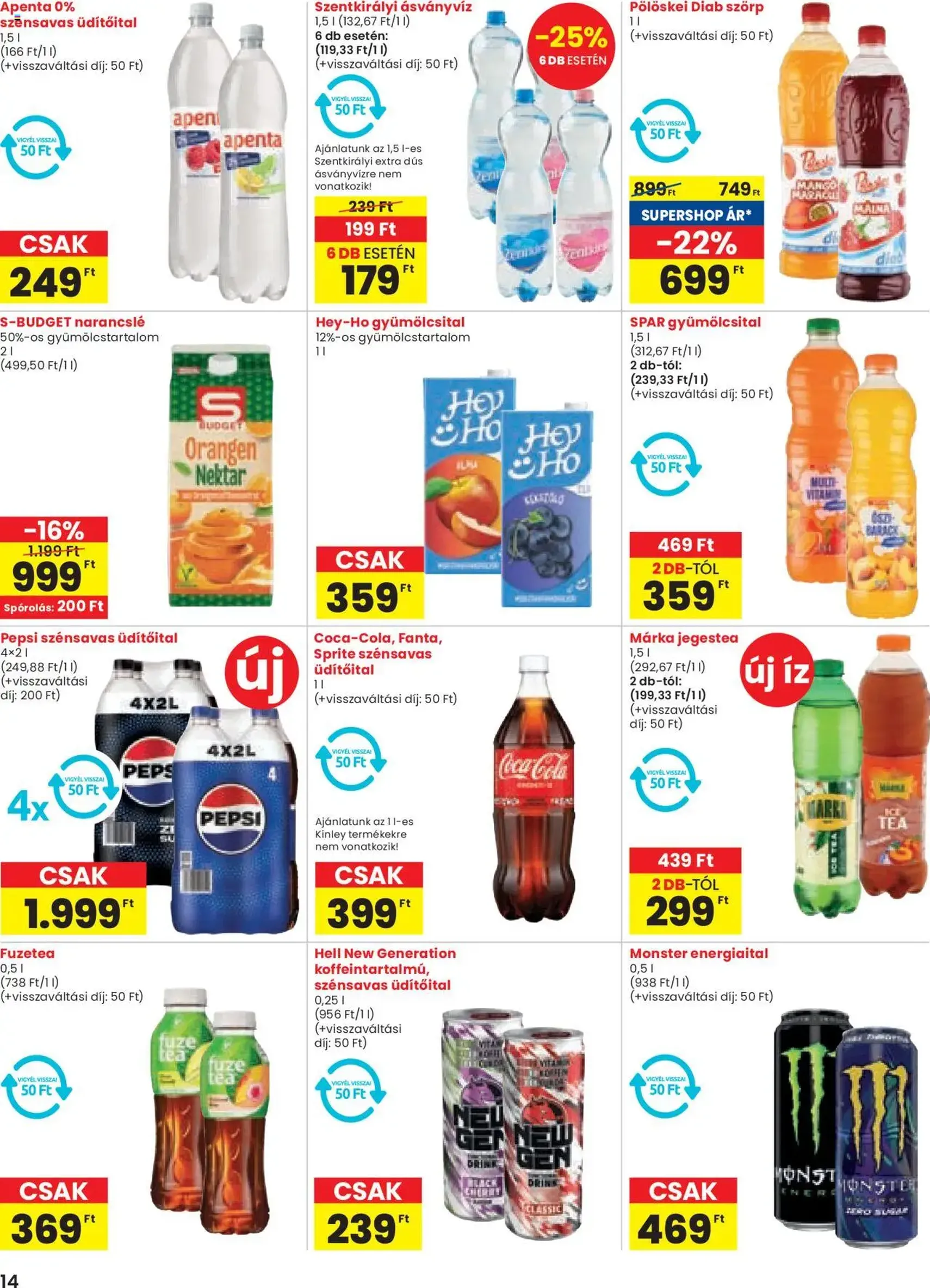 Spar Akciós újság - 2025.08.14. érvényes szórólap 14 oldal 20 oldalból Spar Akciós újság - 2025.08.14. érvényes szórólap 14 oldal 20 oldalból