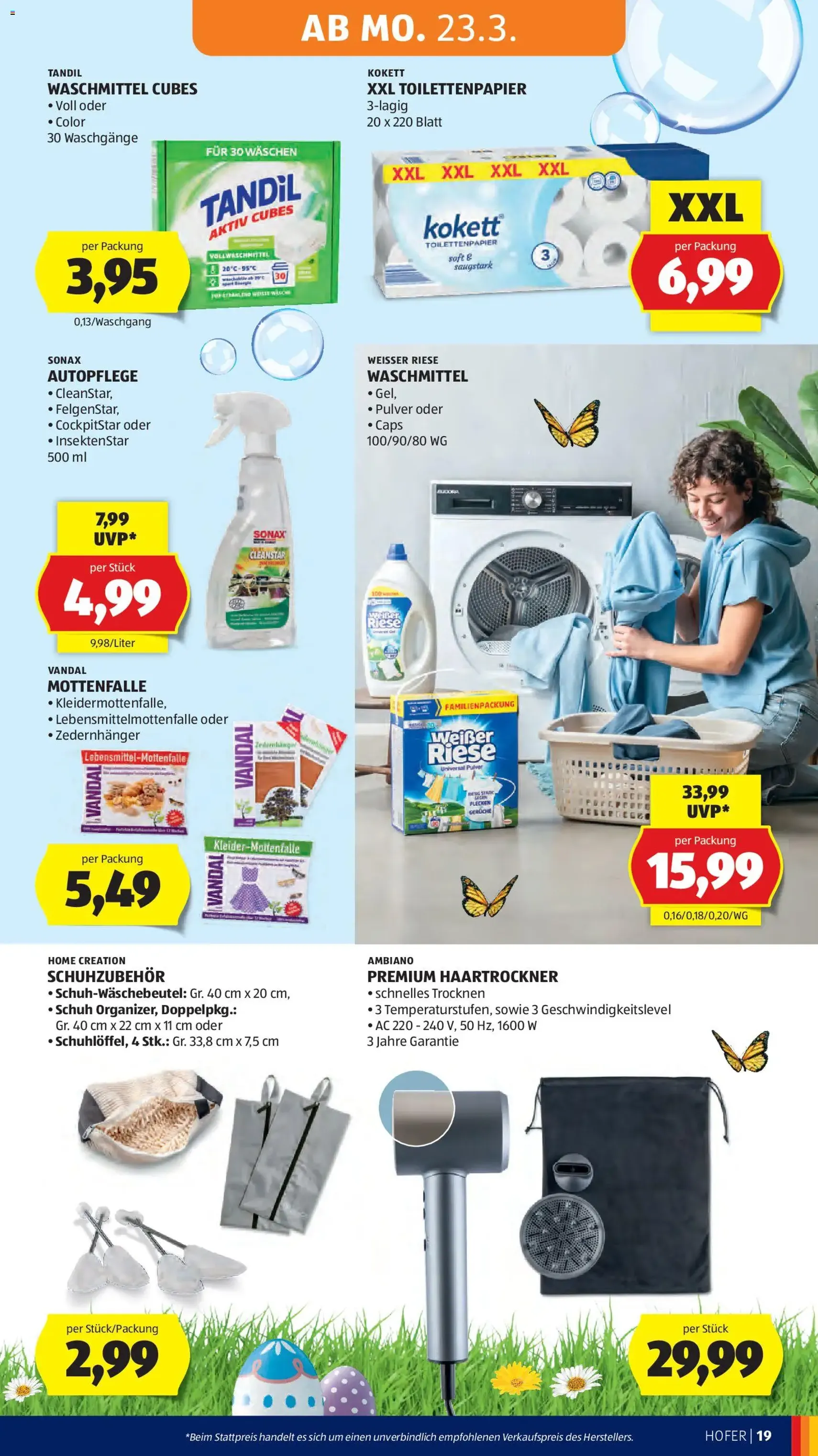 Hofer Flugblatt - Gültiger Prospekt ab 23.03.2026, Seite 27 von insgesamt 49