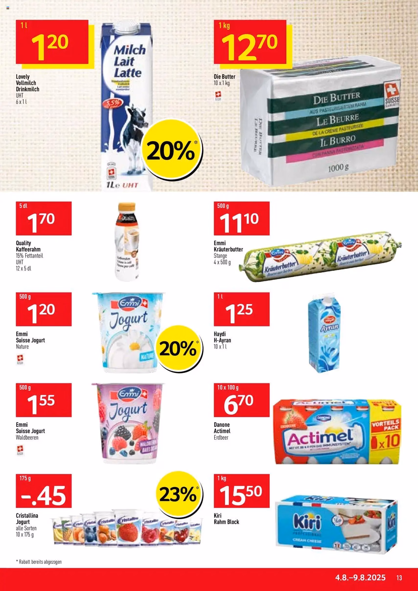 Prodega Aktionen - Gültiger Prospekt ab 04.08.2025, Seite 13 von insgesamt 40 Prodega Aktionen - Gültiger Prospekt ab 04.08.2025, Seite 13 von insgesamt 40