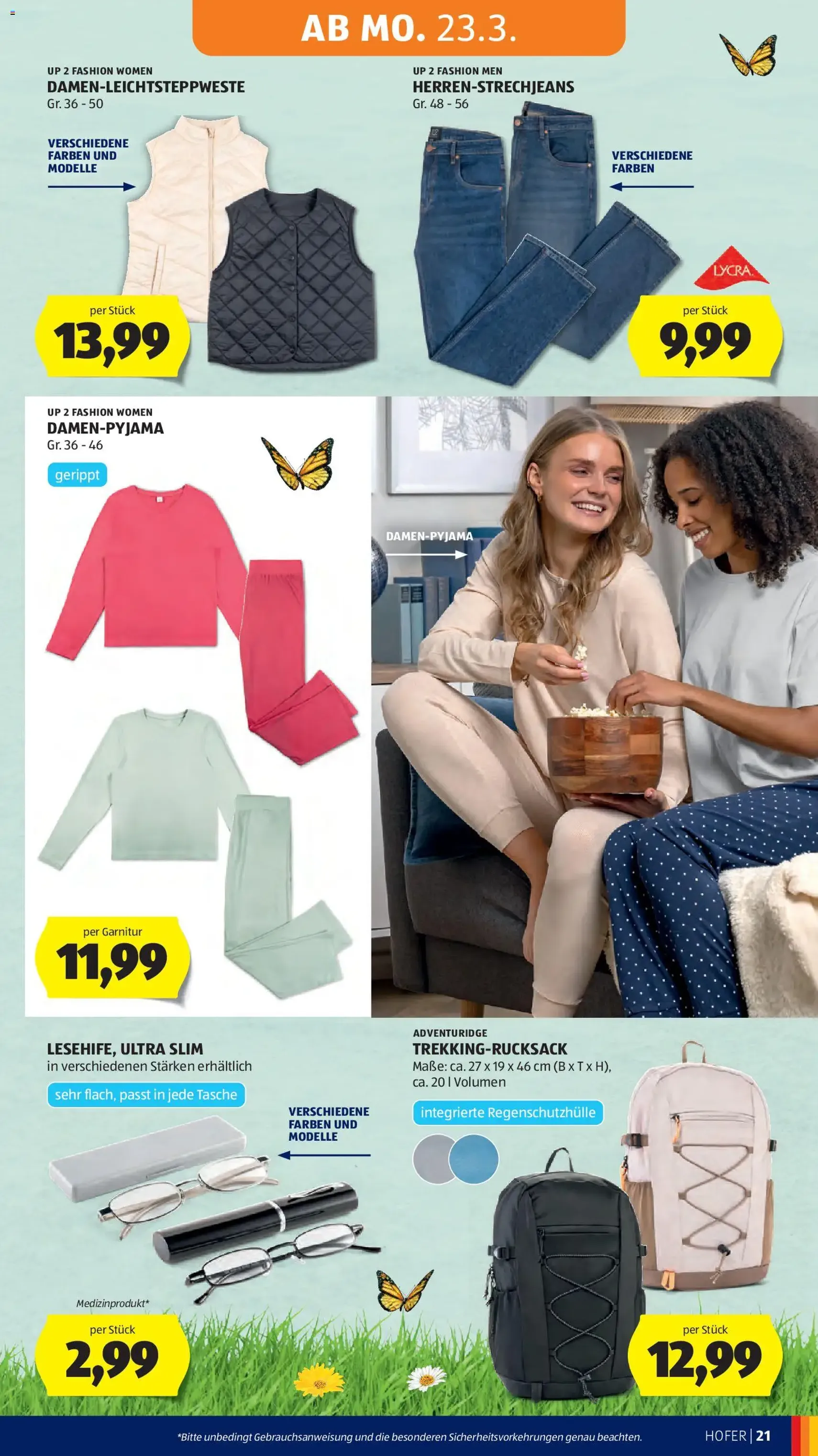 Hofer Flugblatt - Gültiger Prospekt ab 23.03.2026, Seite 29 von insgesamt 49
