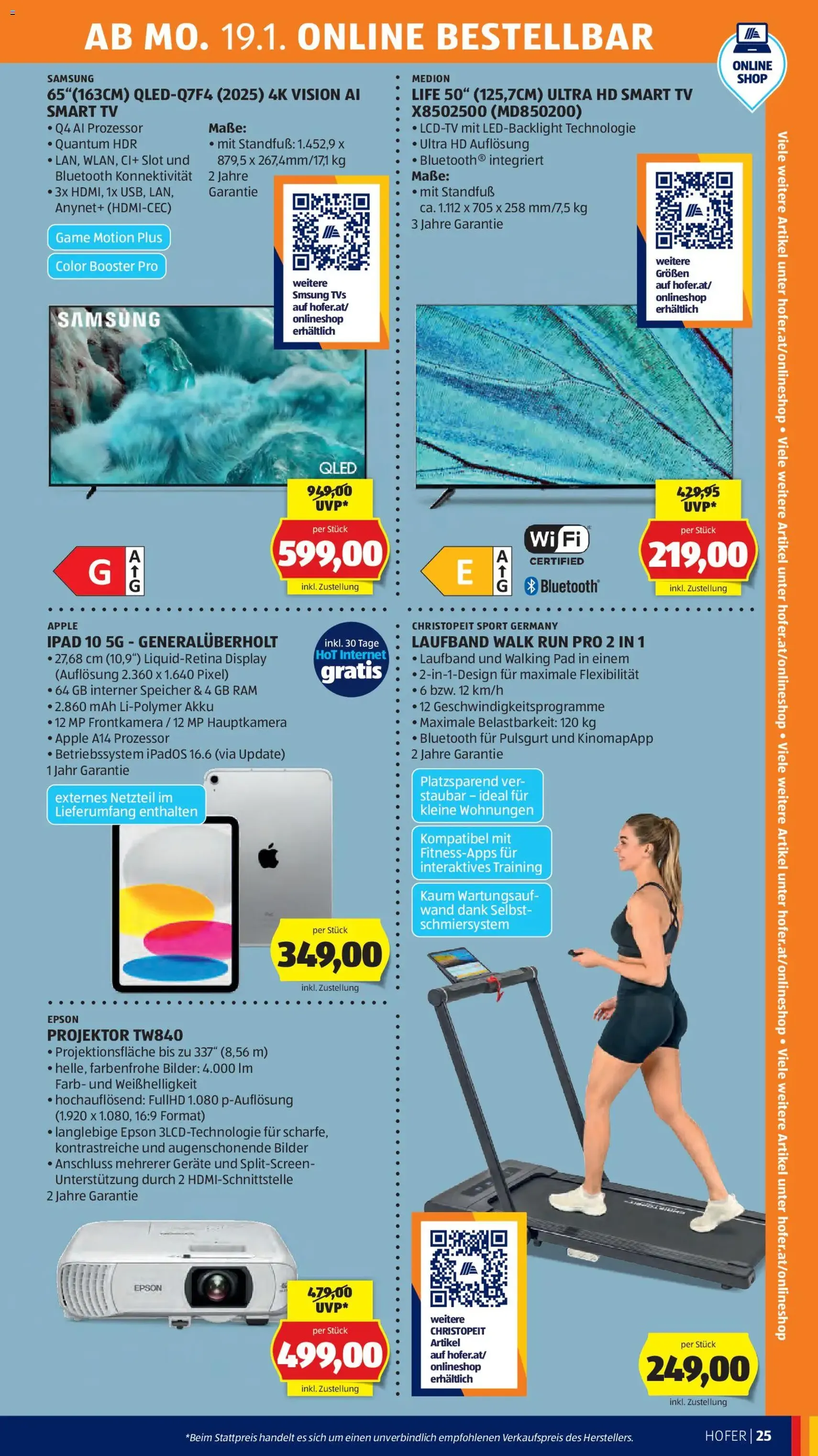 Hofer Flugblatt - Gültiger Prospekt ab 14.01.2026, Seite 29 von insgesamt 41