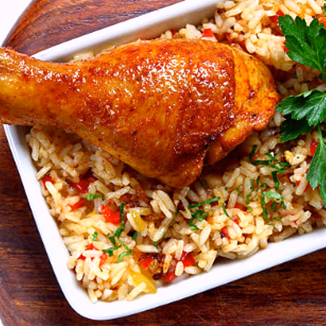 Arroz con Pollo - kuracie mäso s ryžou