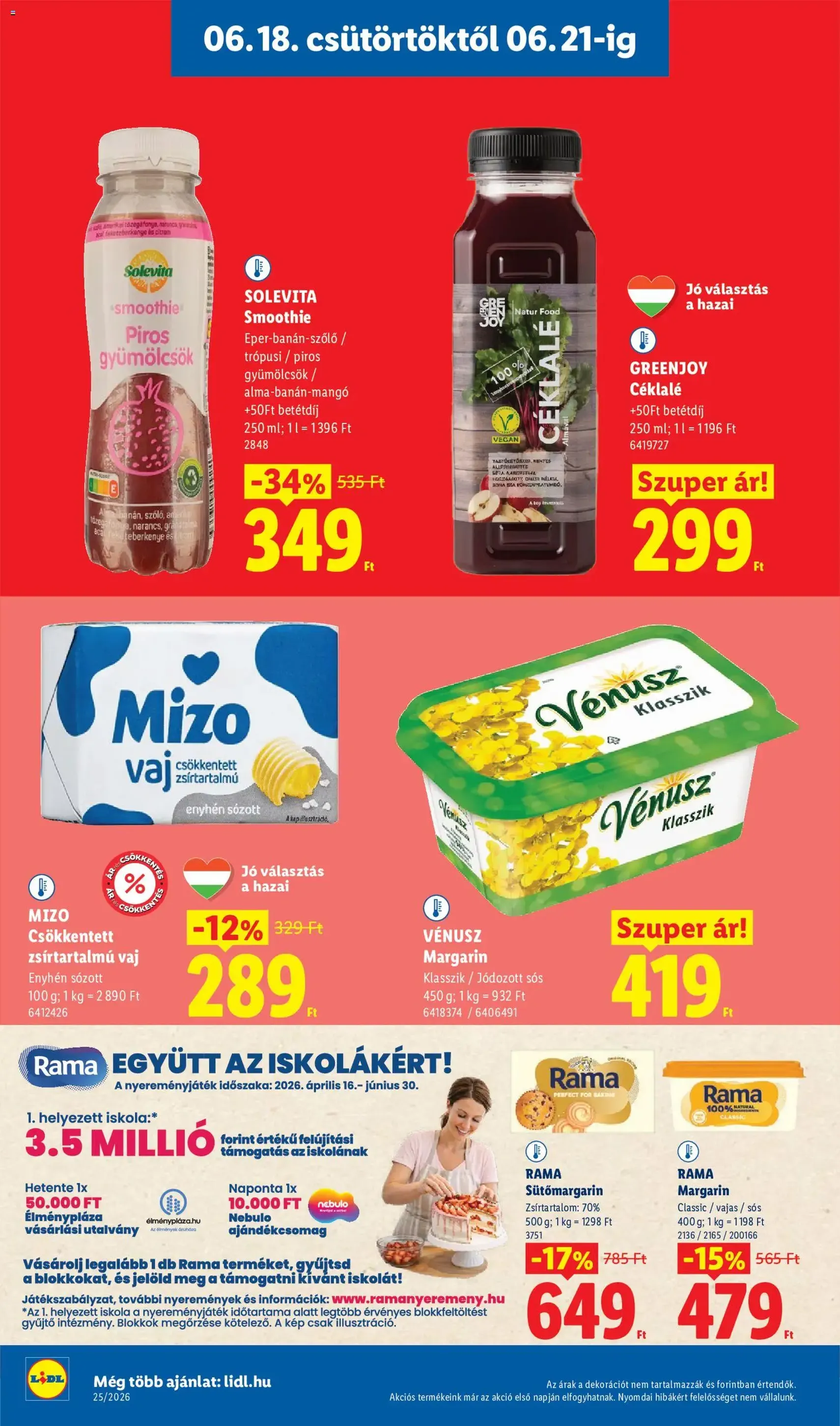 Lidl akciós újság - 2026.06.18. érvényes szórólap 8 oldal 78 oldalból