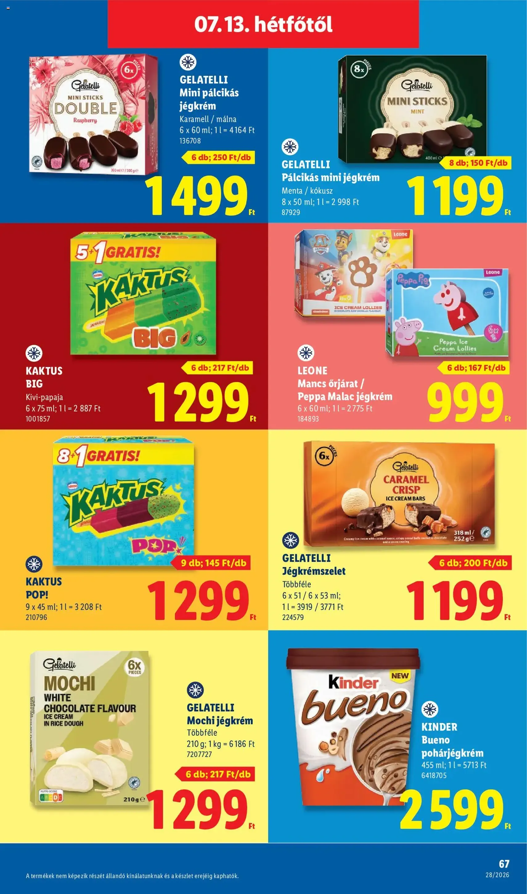 Lidl akciós újság - 2026.07.09. érvényes szórólap 67 oldal 80 oldalból