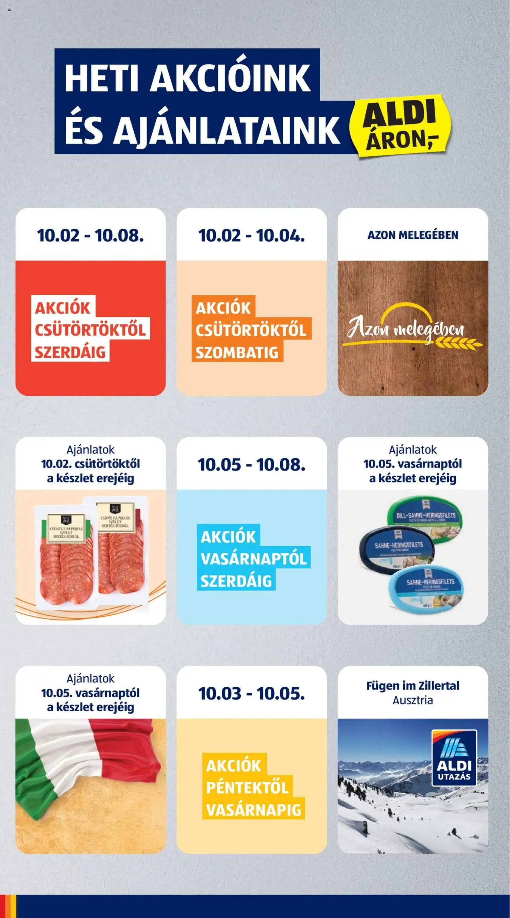 Aldi Akciós újság - 2025.10.02. érvényes szórólap 2 oldal 40 oldalból Aldi Akciós újság - 2025.10.02. érvényes szórólap 2 oldal 40 oldalból
