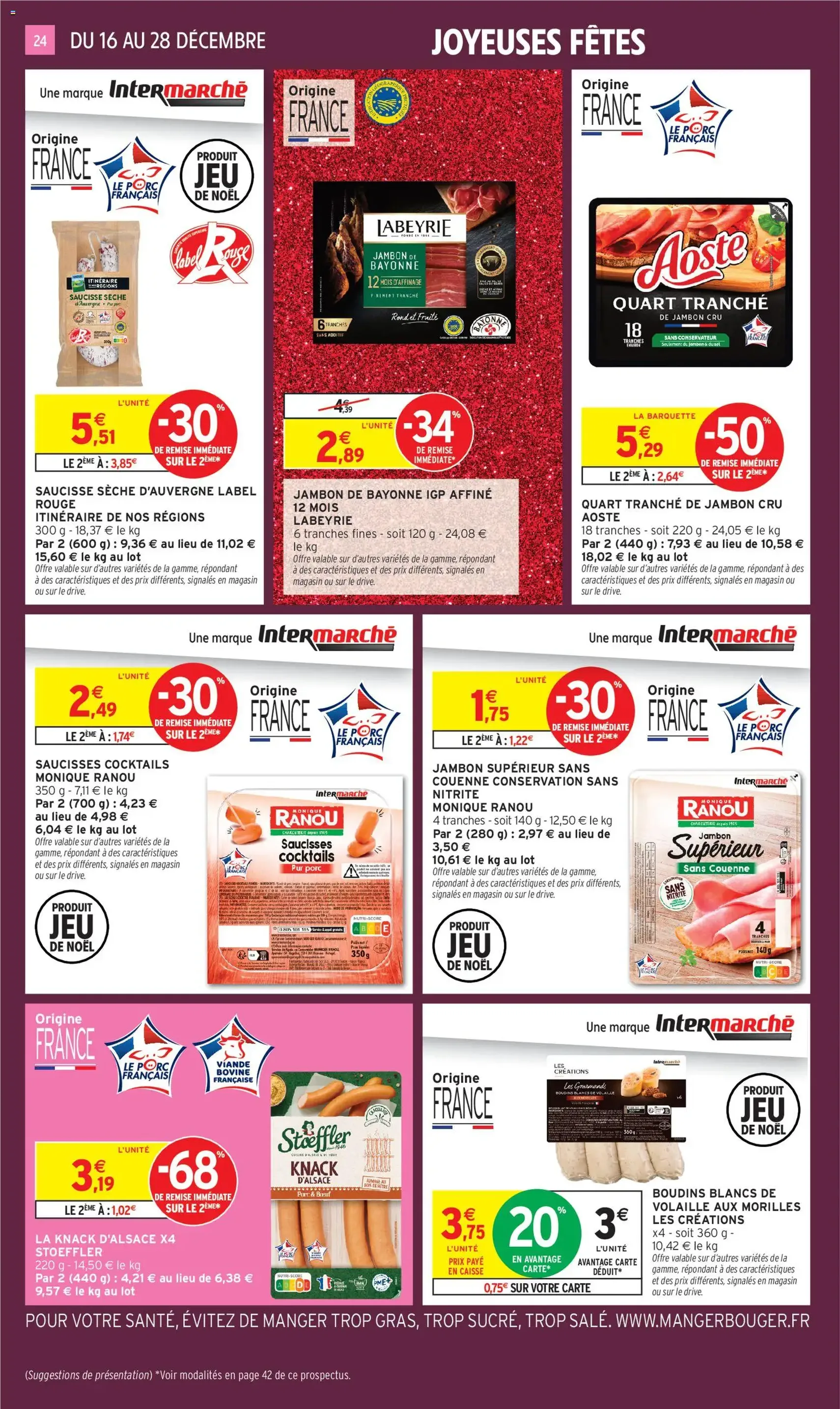 Intermarché catalogue semaine 51 - brochure valable à partir du 16/12/2025, page 24 sur 48