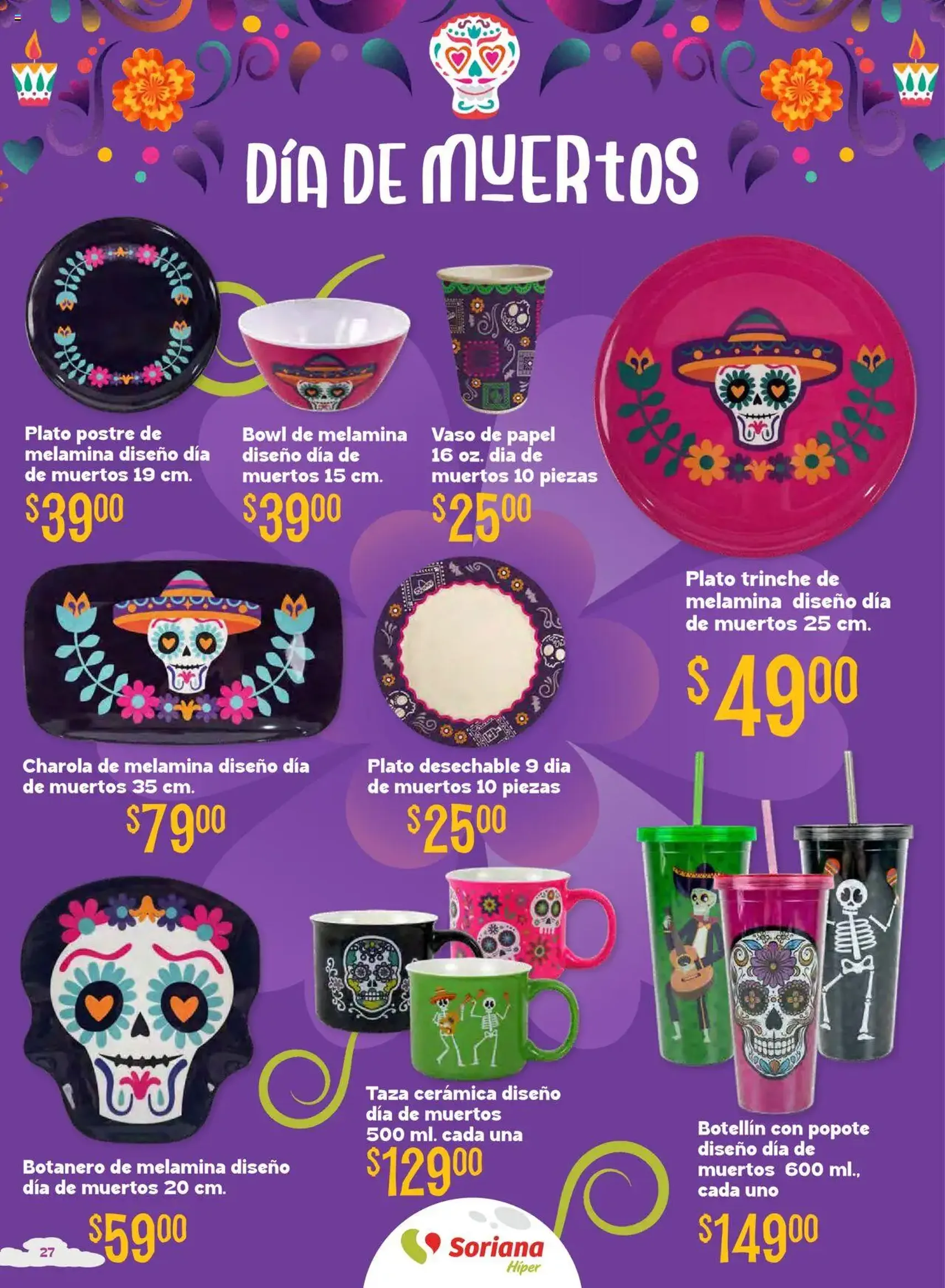 Soriana - Halloween y Día de muertos Híper Nacional - folleto válido desde 16/10/2025 página 27 de 29 Soriana - Halloween y Día de muertos Híper Nacional - folleto válido desde 16/10/2025 página 27 de 29