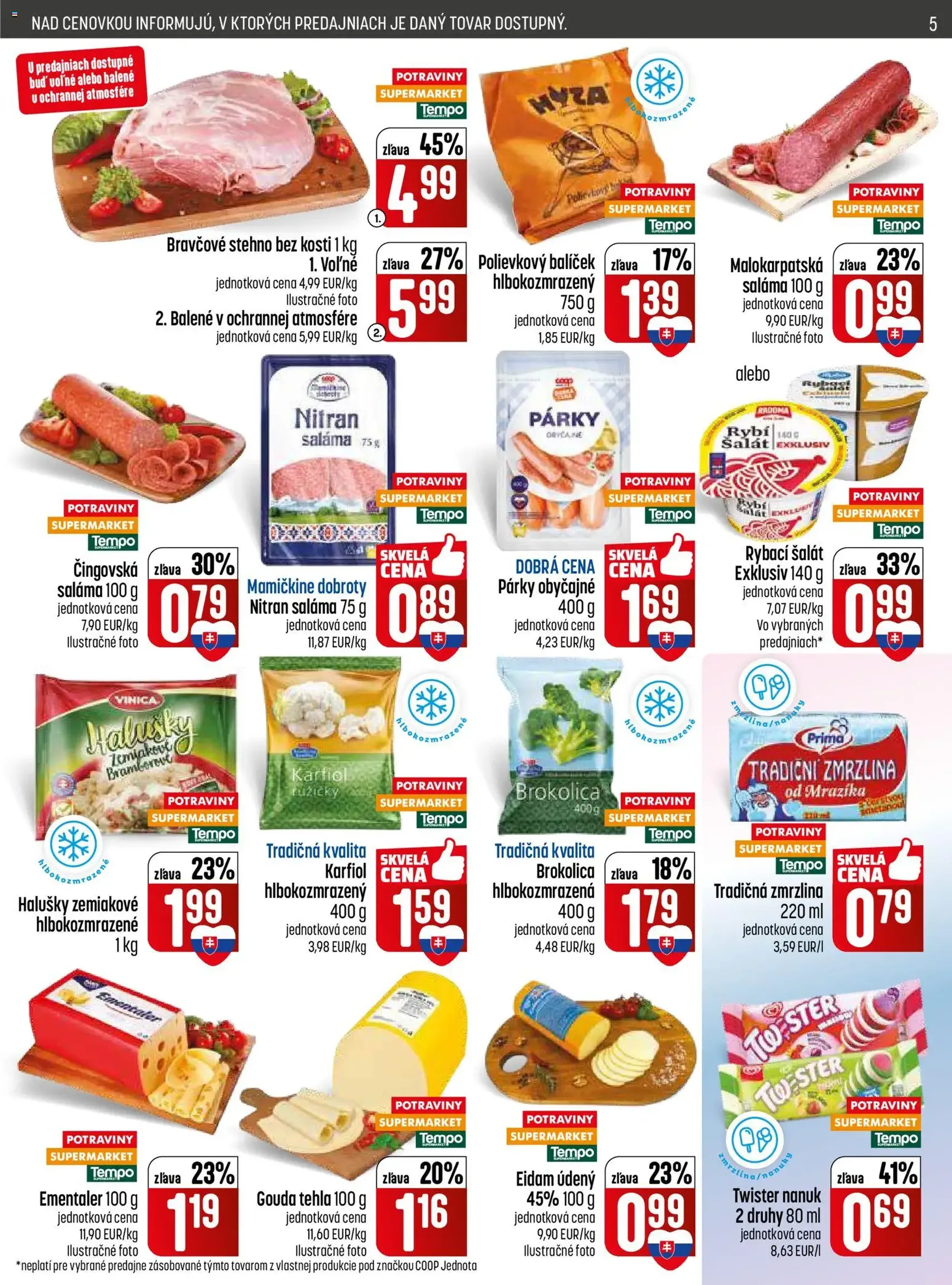 COOP Jednota leták - platný leták od 21.05.2026 strana 5 z 28