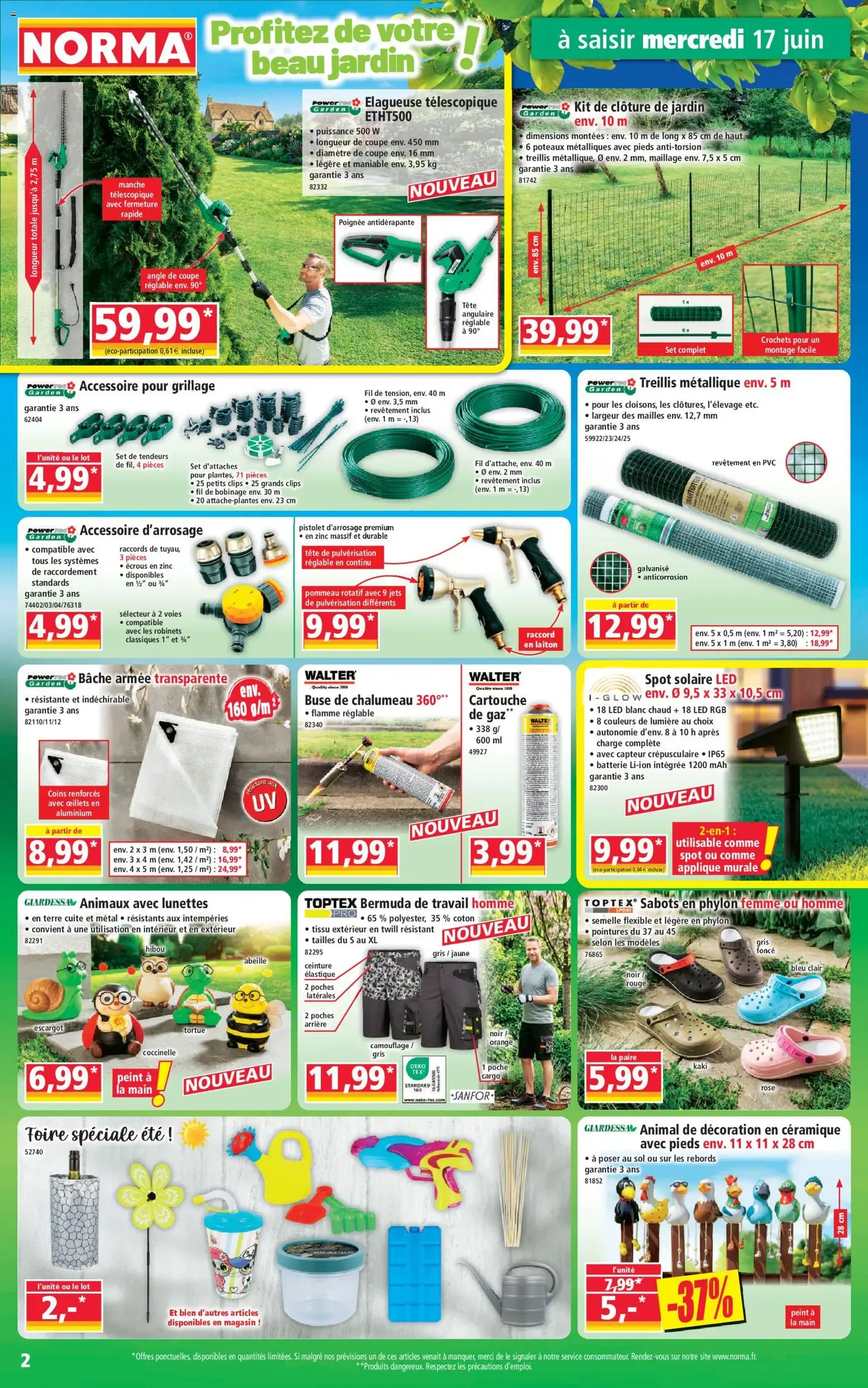 Norma catalogue - brochure valable à partir du 17/06/2026, page 2 sur 12