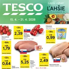 Tesco Hypermarket - leták - náhľad letáku platný od 15.04.2026
