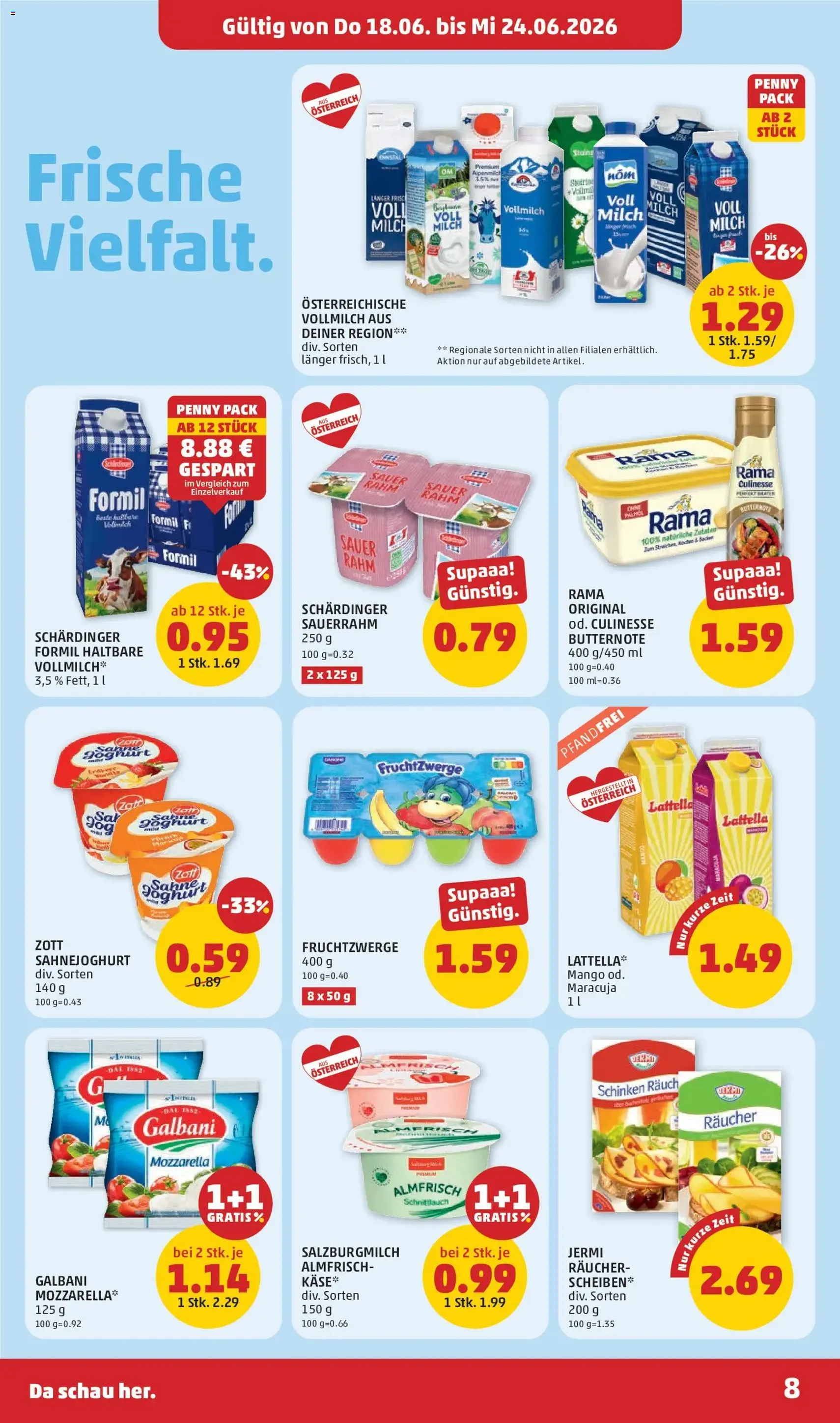 Penny Markt Schmankerl Post - Gültiger Prospekt ab 18.06.2026, Seite 8 von insgesamt 32