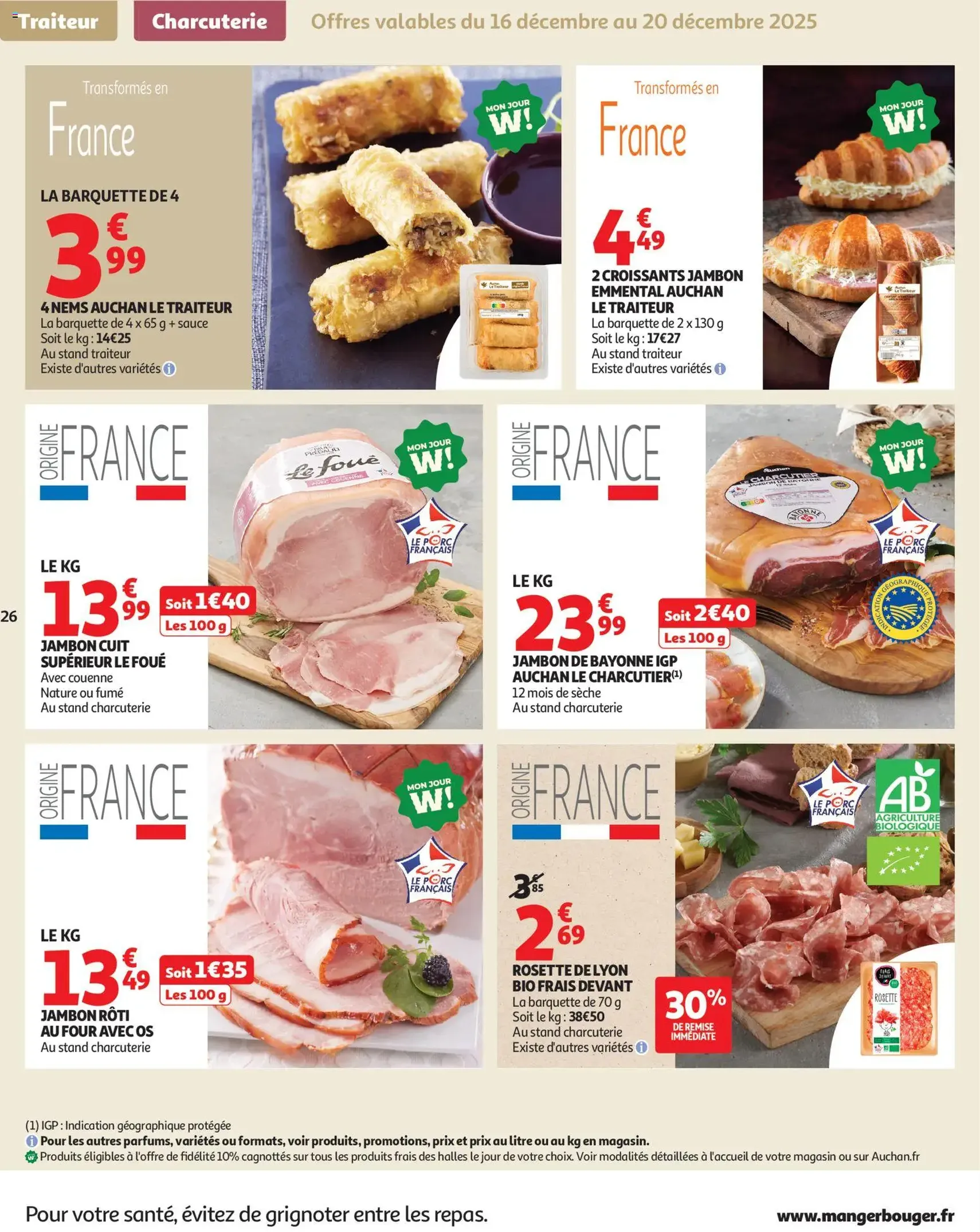 Auchan prospectus - brochure valable à partir du 16/12/2025, page 26 sur 54
