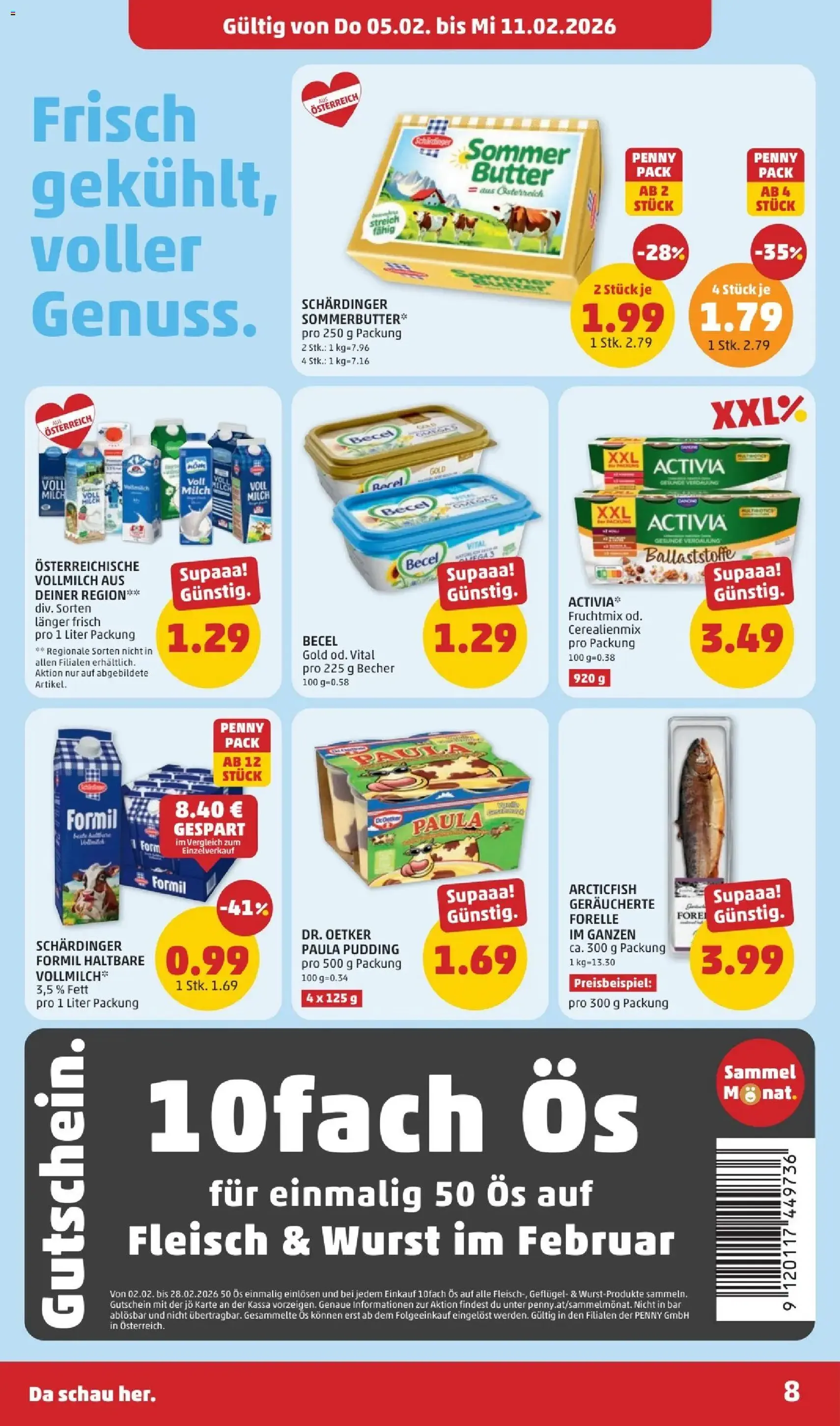 Penny Markt Flugblatt - Gültiger Prospekt ab 05.02.2026, Seite 8 von insgesamt 32