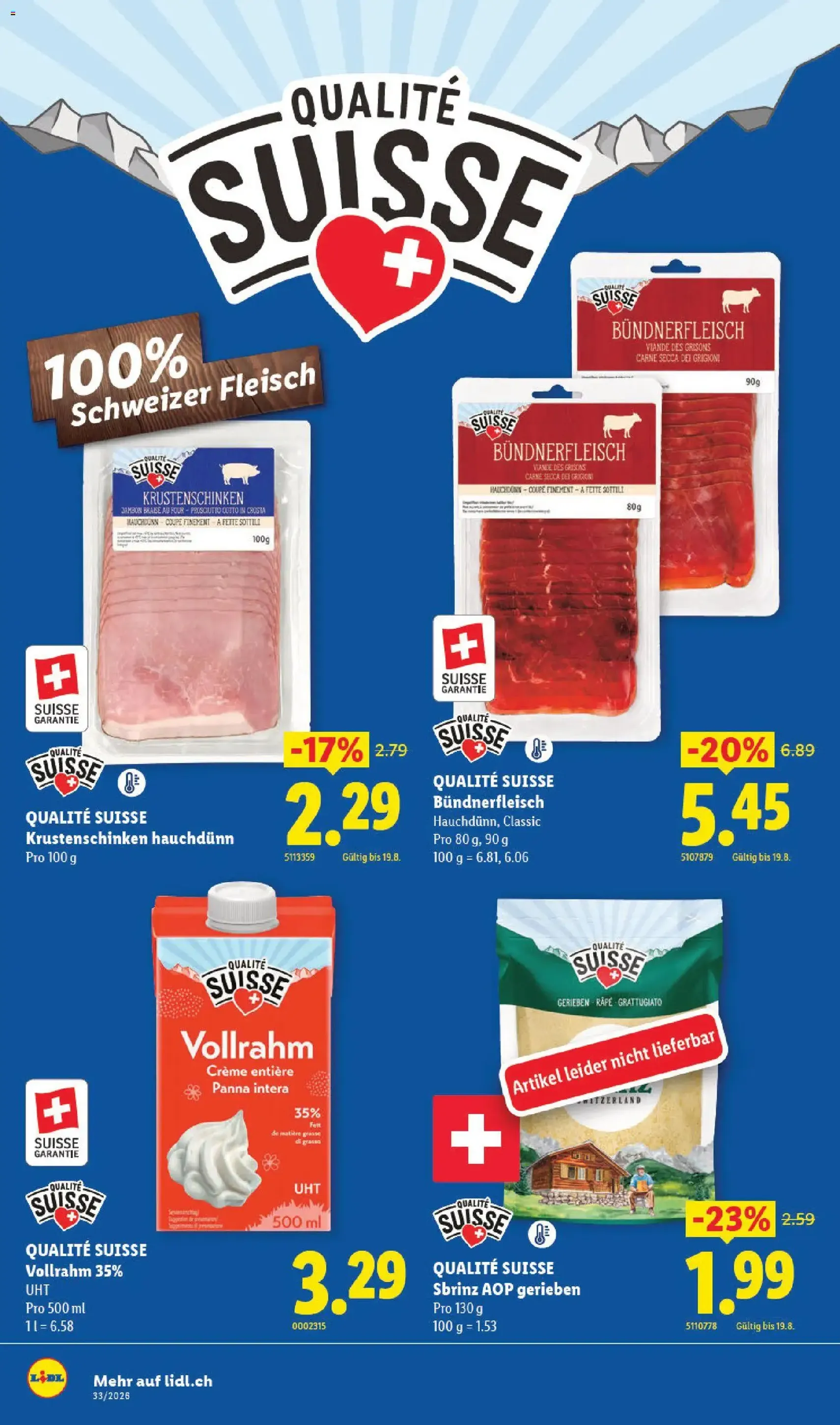 Lidl aktionen - Gültiger Prospekt ab 13.08.2026, Seite 3 von insgesamt 36