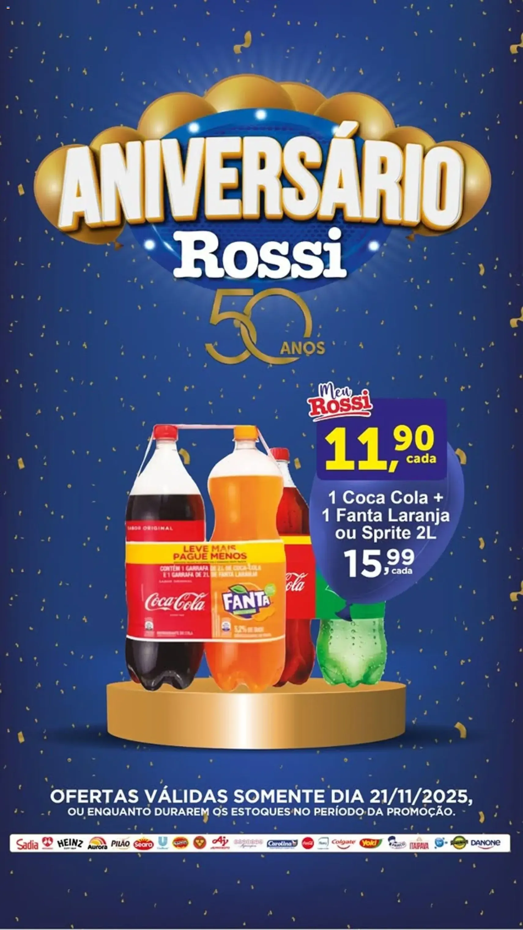 Rossi Supermercados - Ofertas do Dia - folheto válido a partir de 21/11/2025 página 1 de 3