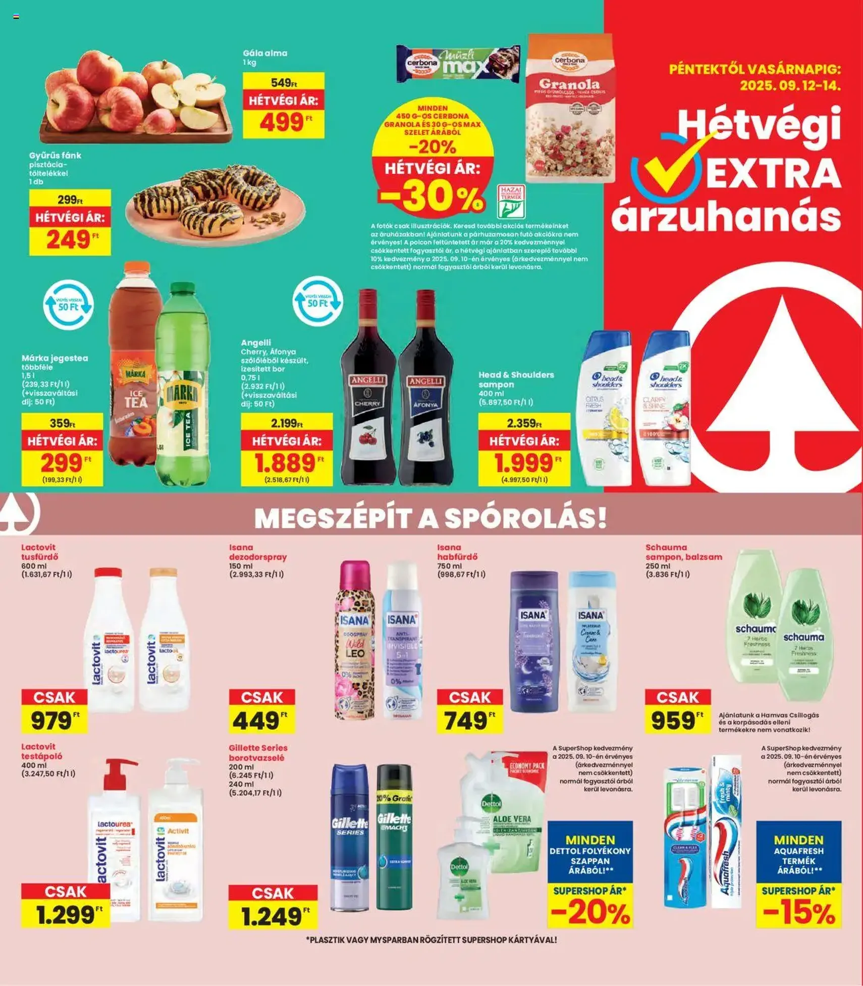 Interspar Akciós újság - 2025.09.11. érvényes szórólap 20 oldal 20 oldalból Interspar Akciós újság - 2025.09.11. érvényes szórólap 20 oldal 20 oldalból
