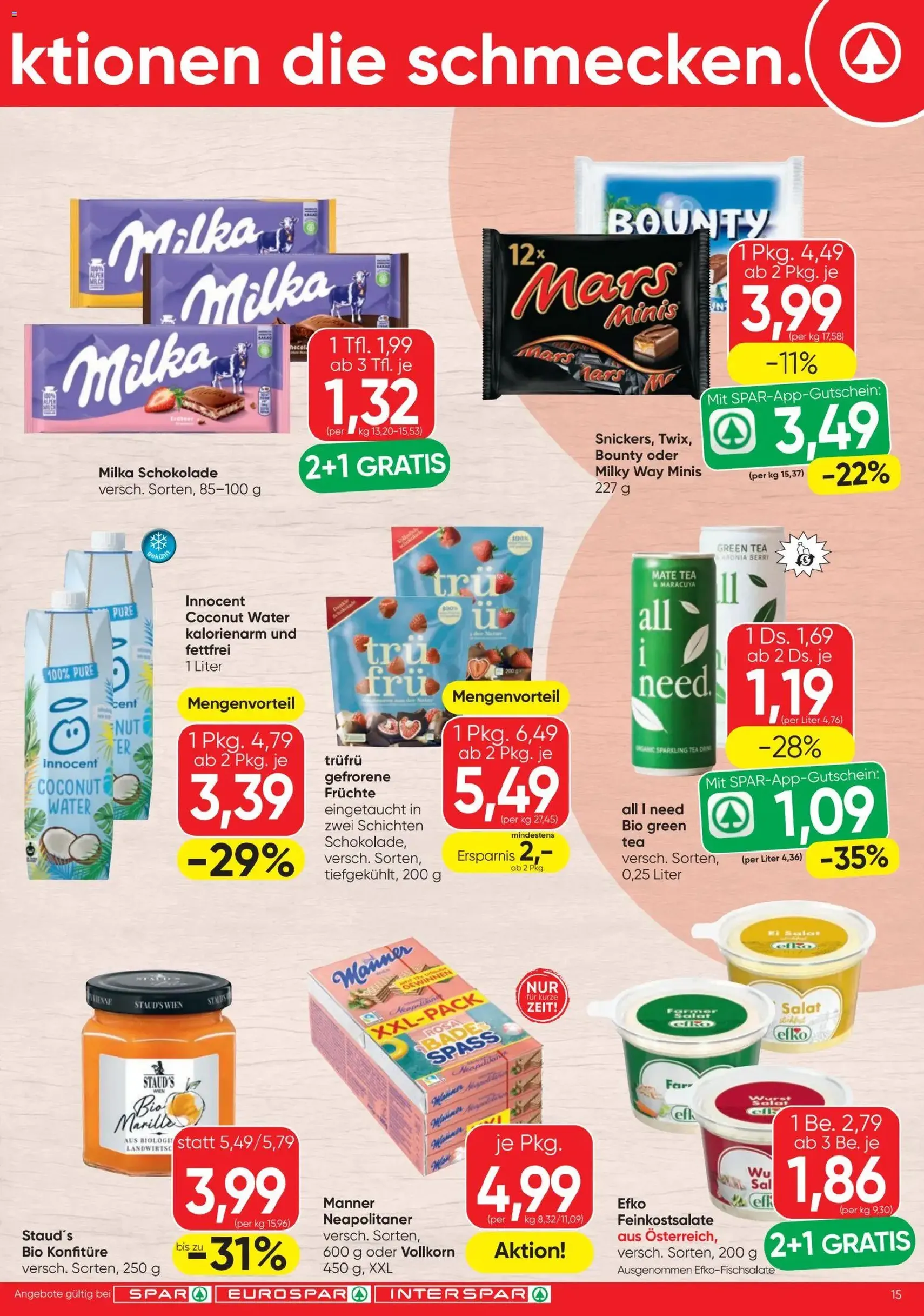 Spar Flugblatt - Gültiger Prospekt ab 03.06.2026, Seite 15 von insgesamt 20