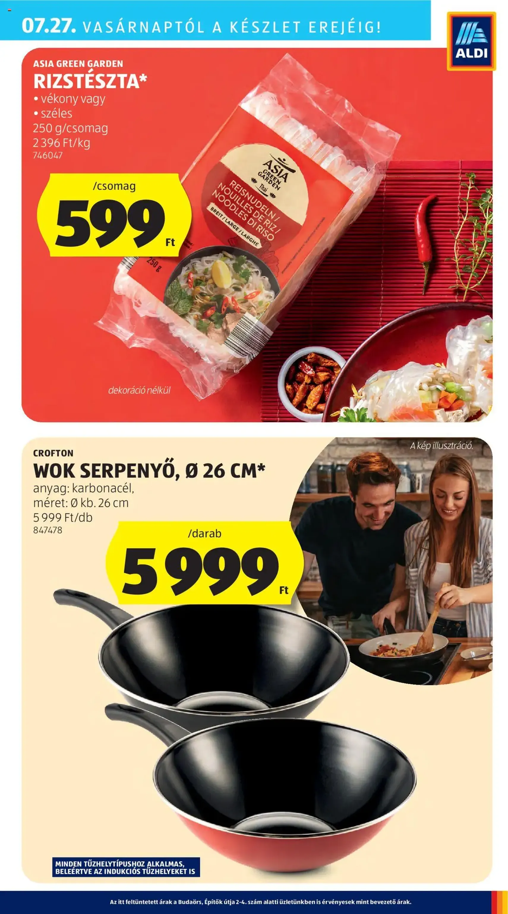 Aldi Akciós újság - 2025.07.24. érvényes szórólap 7 oldal 50 oldalból Aldi Akciós újság - 2025.07.24. érvényes szórólap 7 oldal 50 oldalból