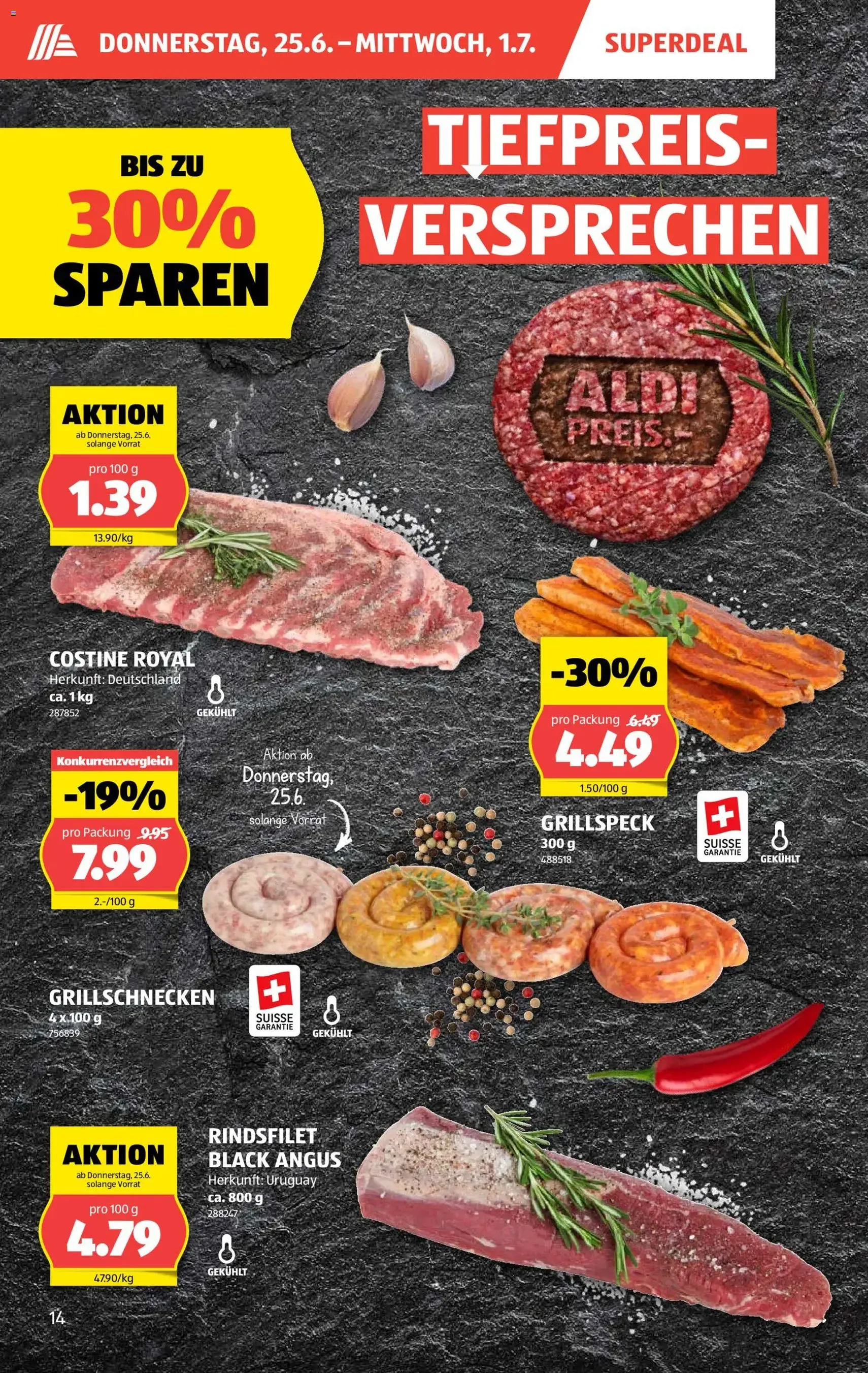 Aldi aktionen - Gültiger Prospekt ab 25.06.2026, Seite 14 von insgesamt 36