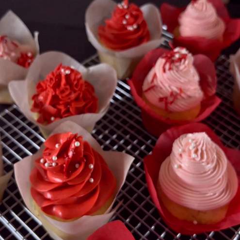 Cupcakes di San Valentino - procedimento 1