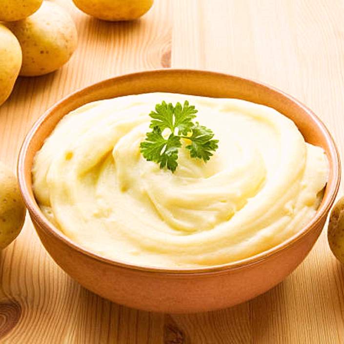 Cremoso Puré de Patatas casero.