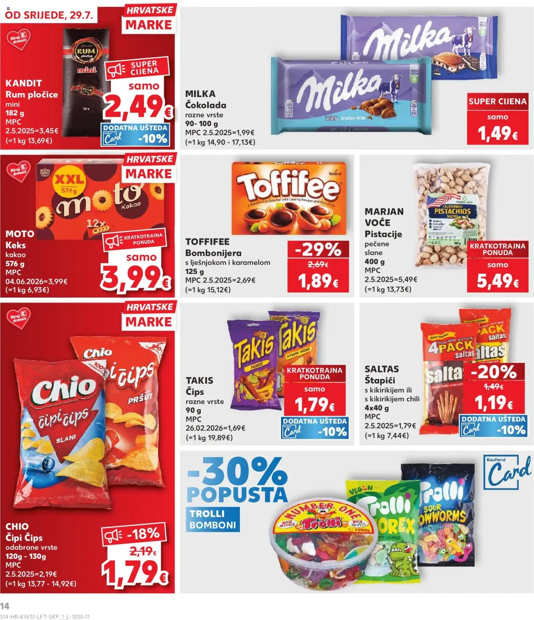 Kaufland HR akciós újság - 2026.07.29. érvényes szórólap 14 oldal 32 oldalból