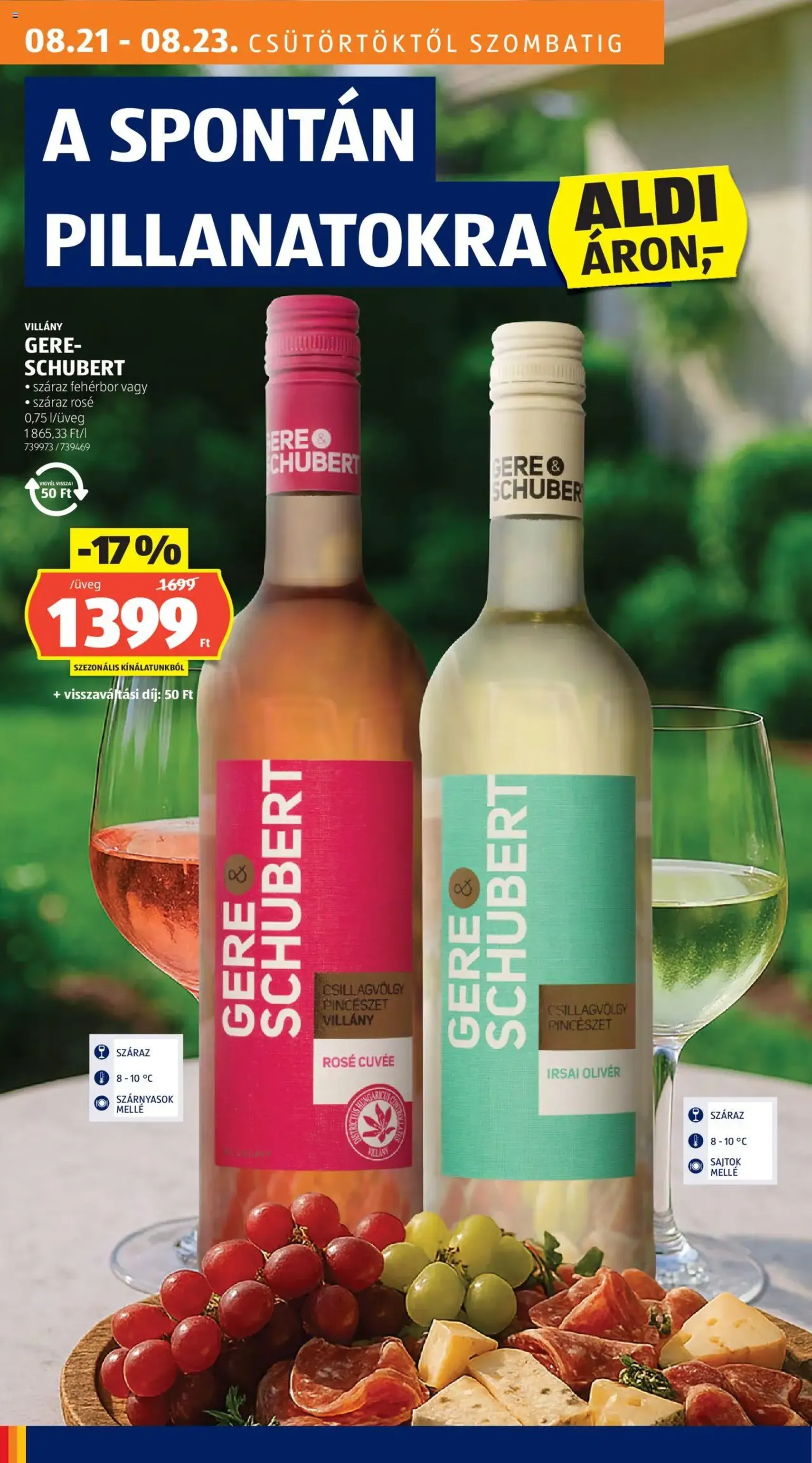 Aldi Akciós újság - 2025.08.21. érvényes szórólap 20 oldal 46 oldalból