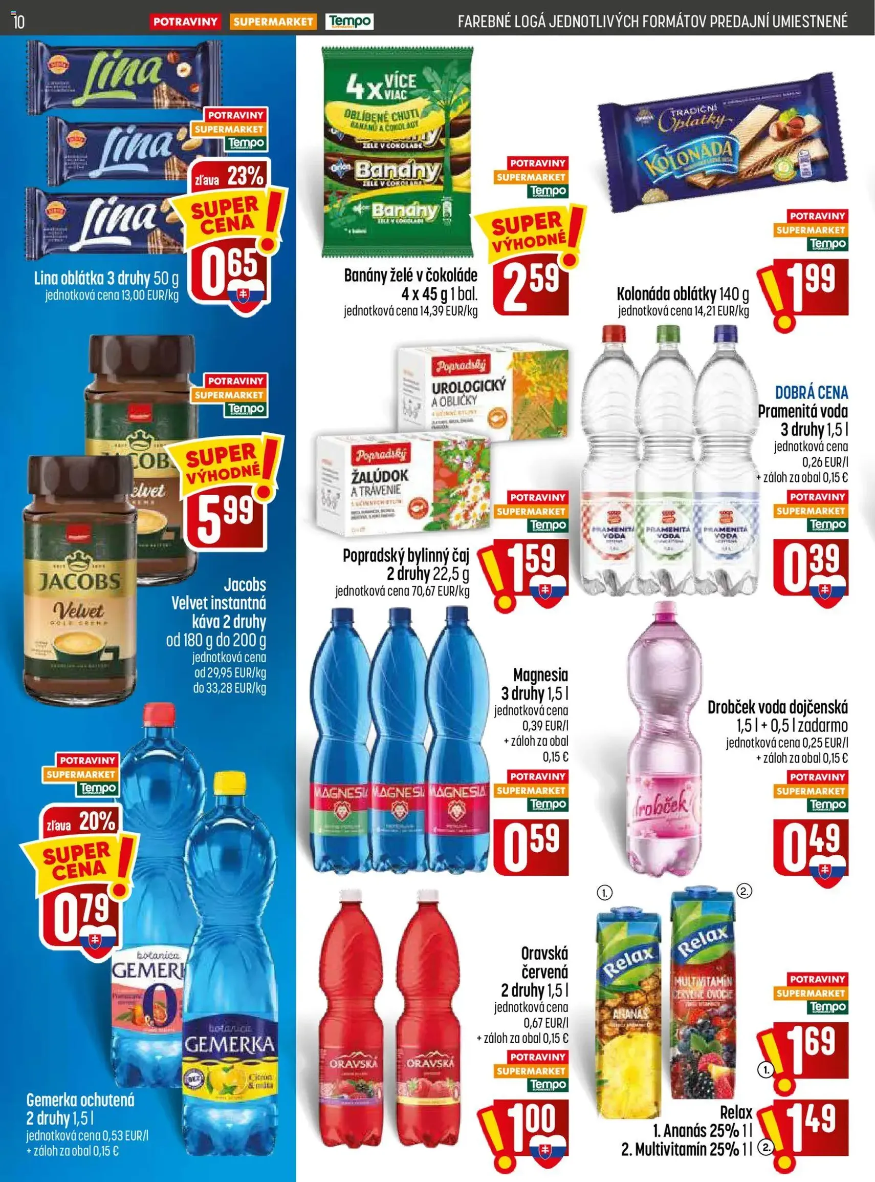 COOP Jednota leták - platný leták od 13.08.2026 strana 10 z 28
