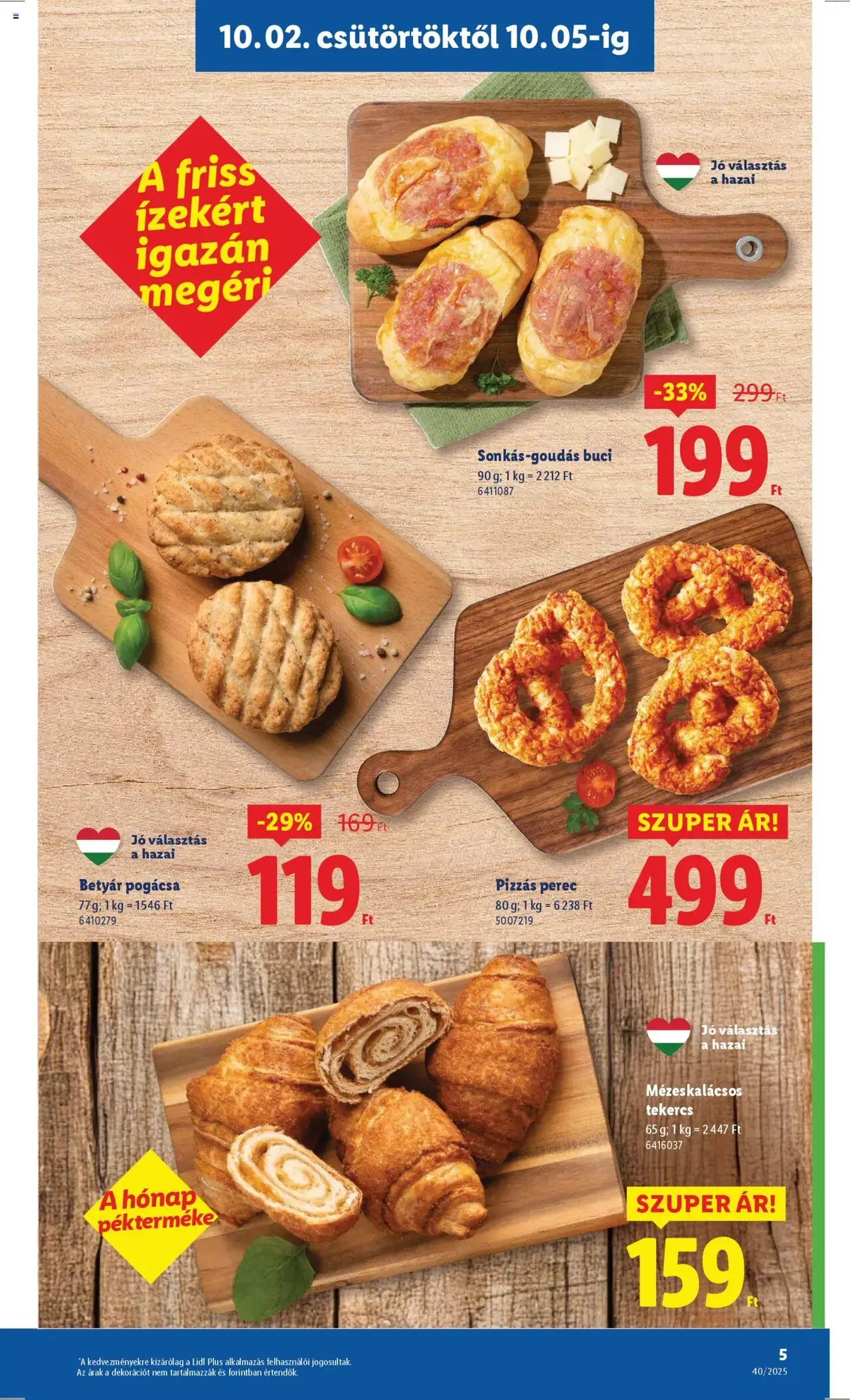 Lidl Akciós újság - 2025.10.02. érvényes szórólap 5 oldal 76 oldalból Lidl Akciós újság - 2025.10.02. érvényes szórólap 5 oldal 76 oldalból