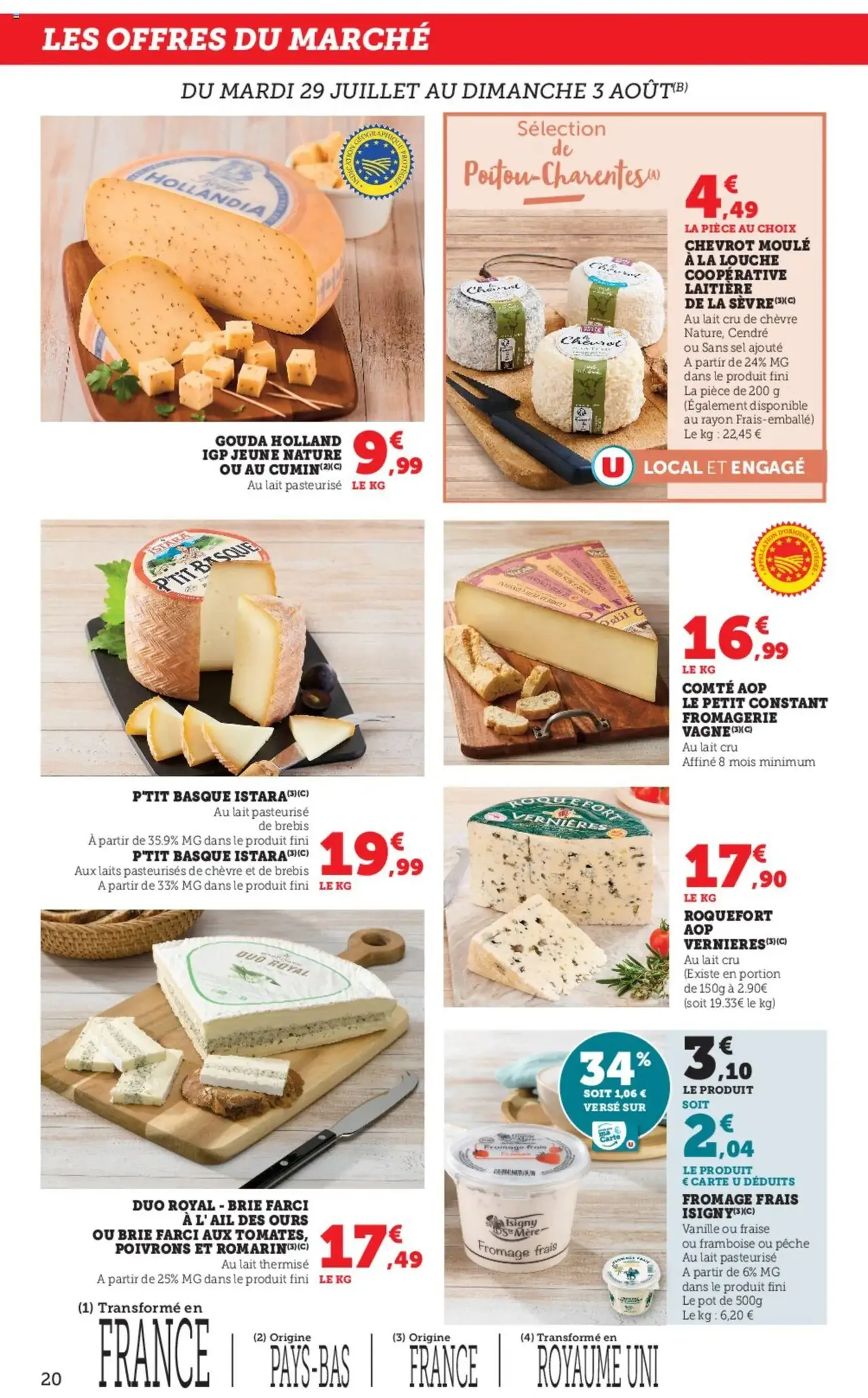 Super U catalogue - brochure valable à partir du 29/07/2025, page 20 sur 24 Super U catalogue - brochure valable à partir du 29/07/2025, page 20 sur 24