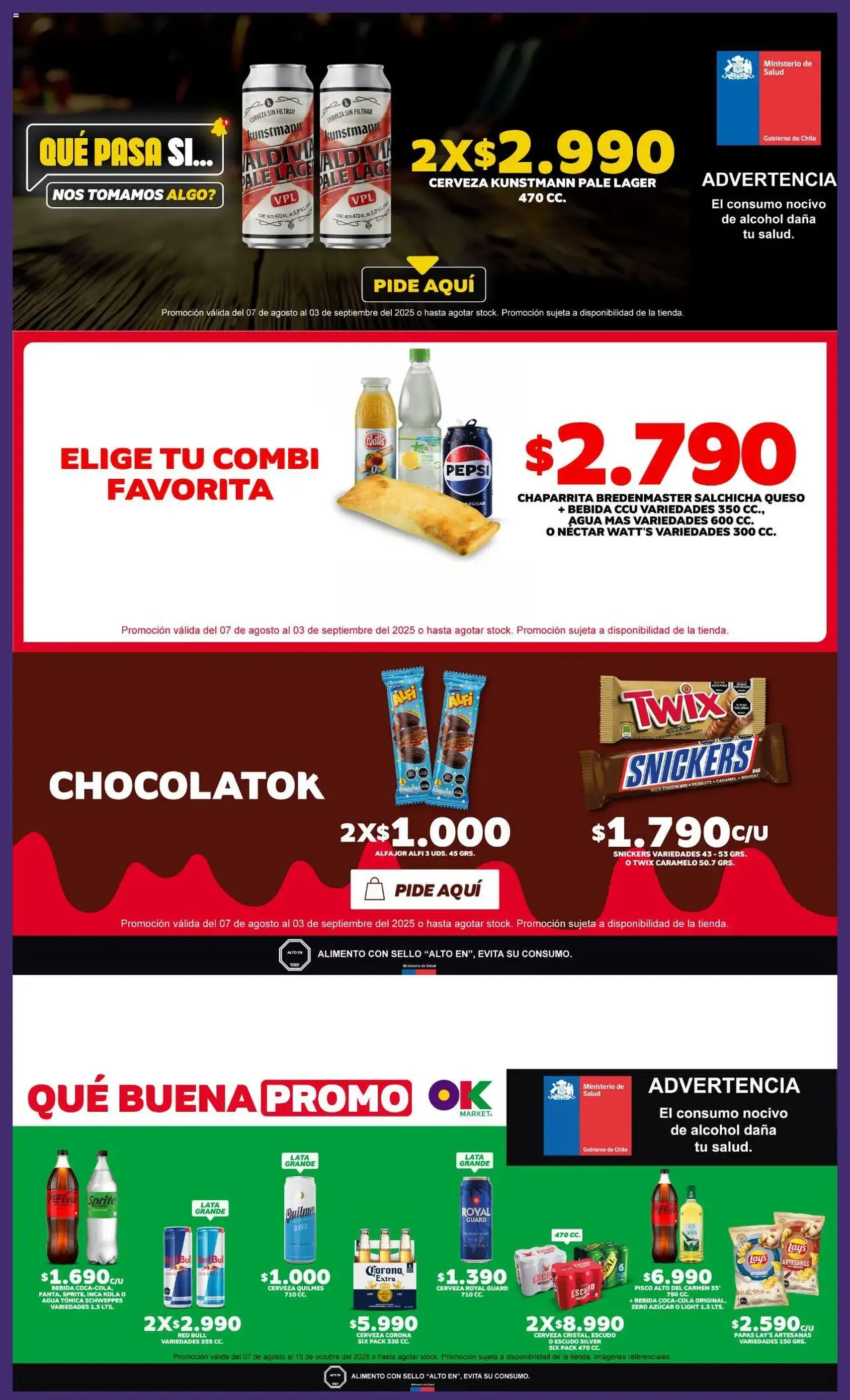 OK Market ofertas - folleto válido desde 06.08.2025 página 1 de 9