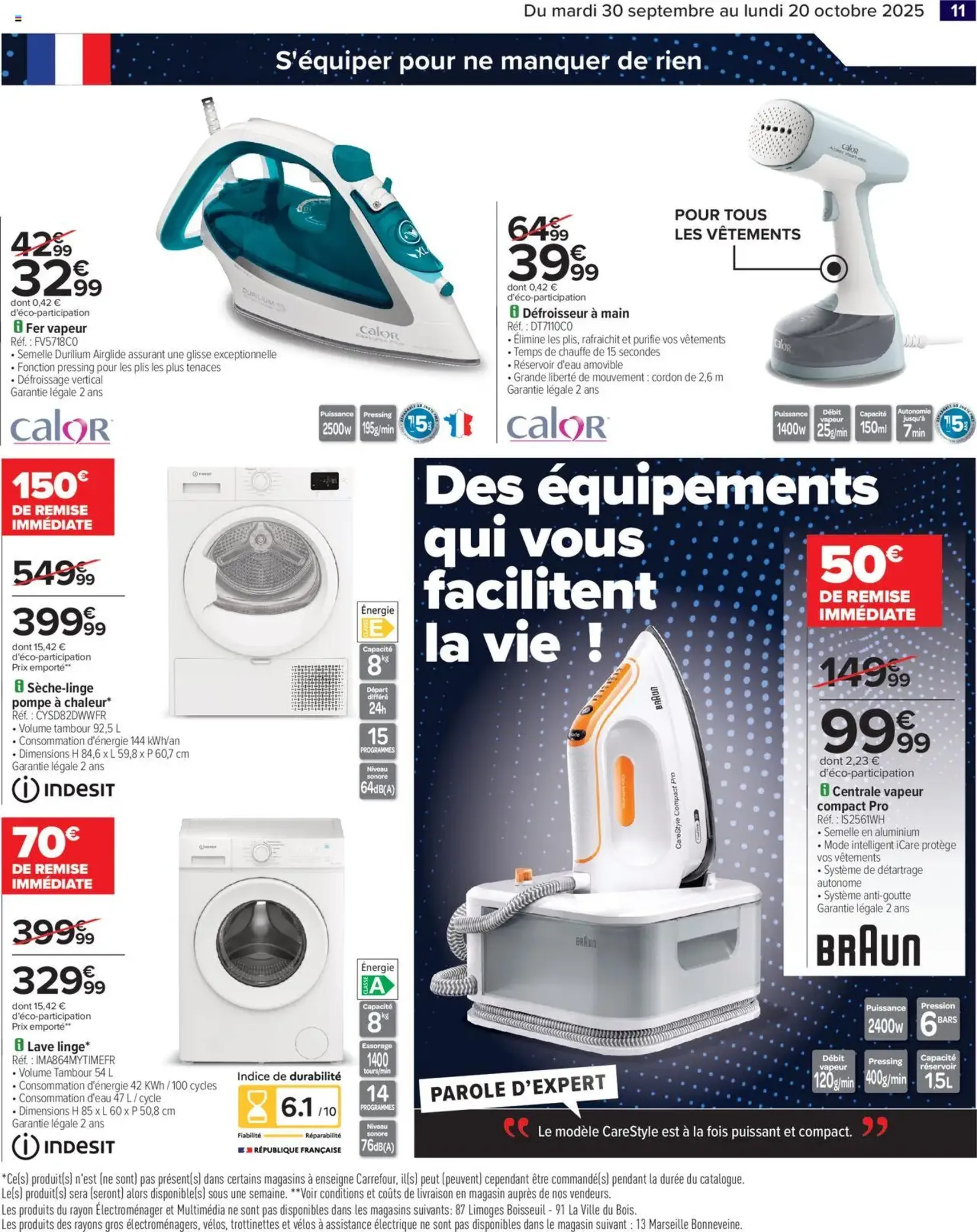 Carrefour catalogue french days faites entrer les bonnes affaires ! - brochure valable à partir du 30/09/2025, page 13 sur 30
