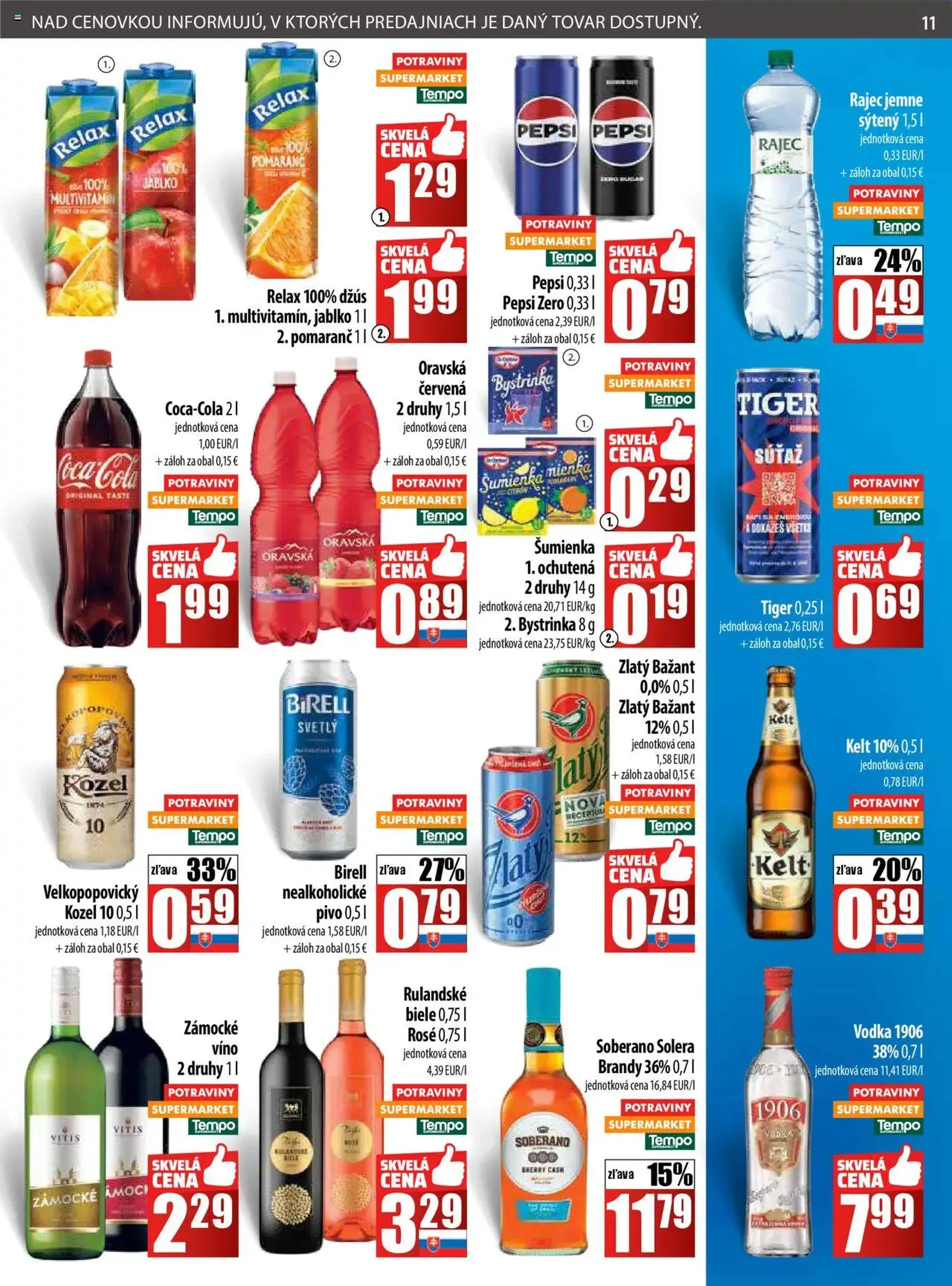 COOP Jednota leták - platný leták od 14.08.2025 strana 11 z 28