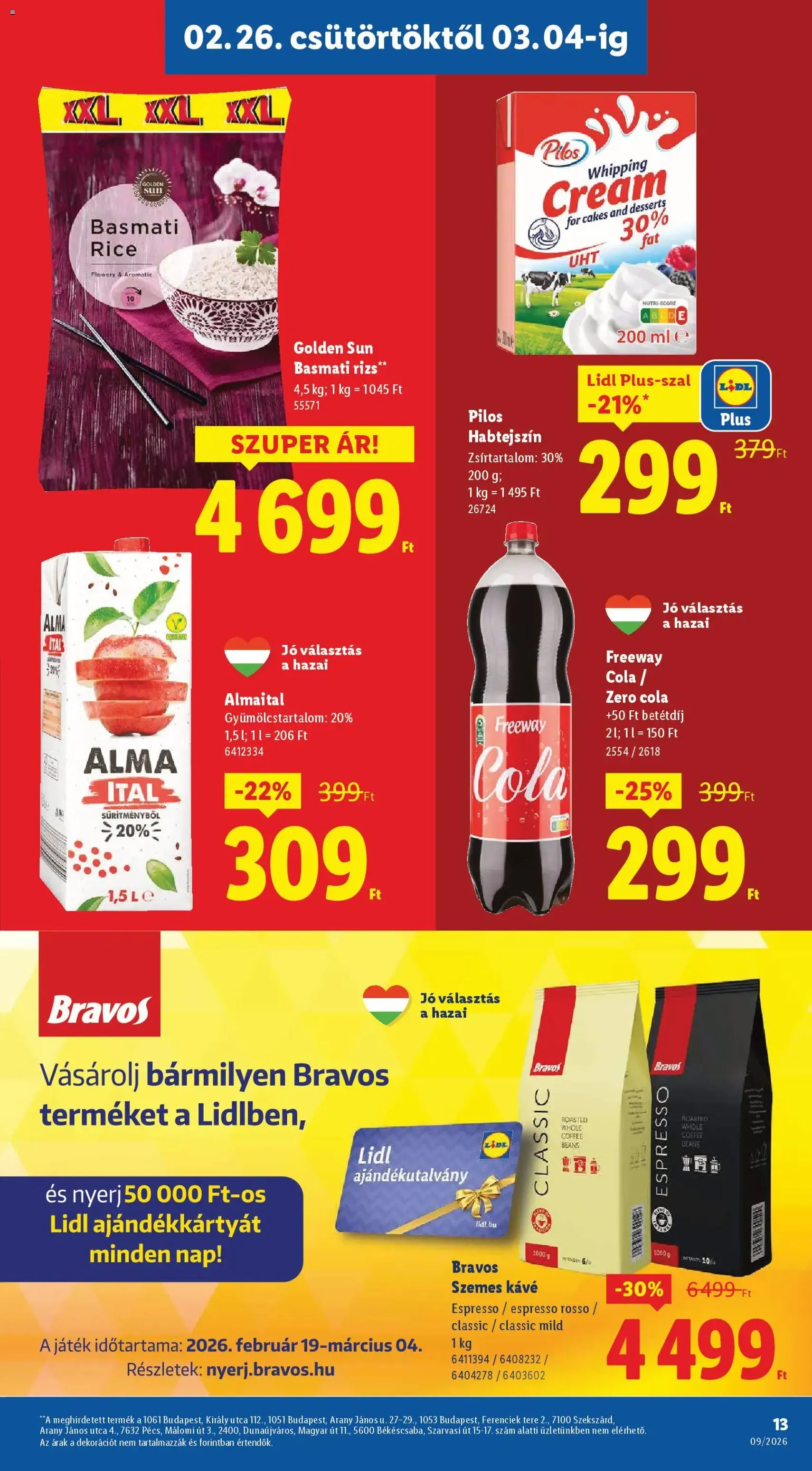 Lidl Akciós újság - 2026.02.26. érvényes szórólap 13 oldal 80 oldalból