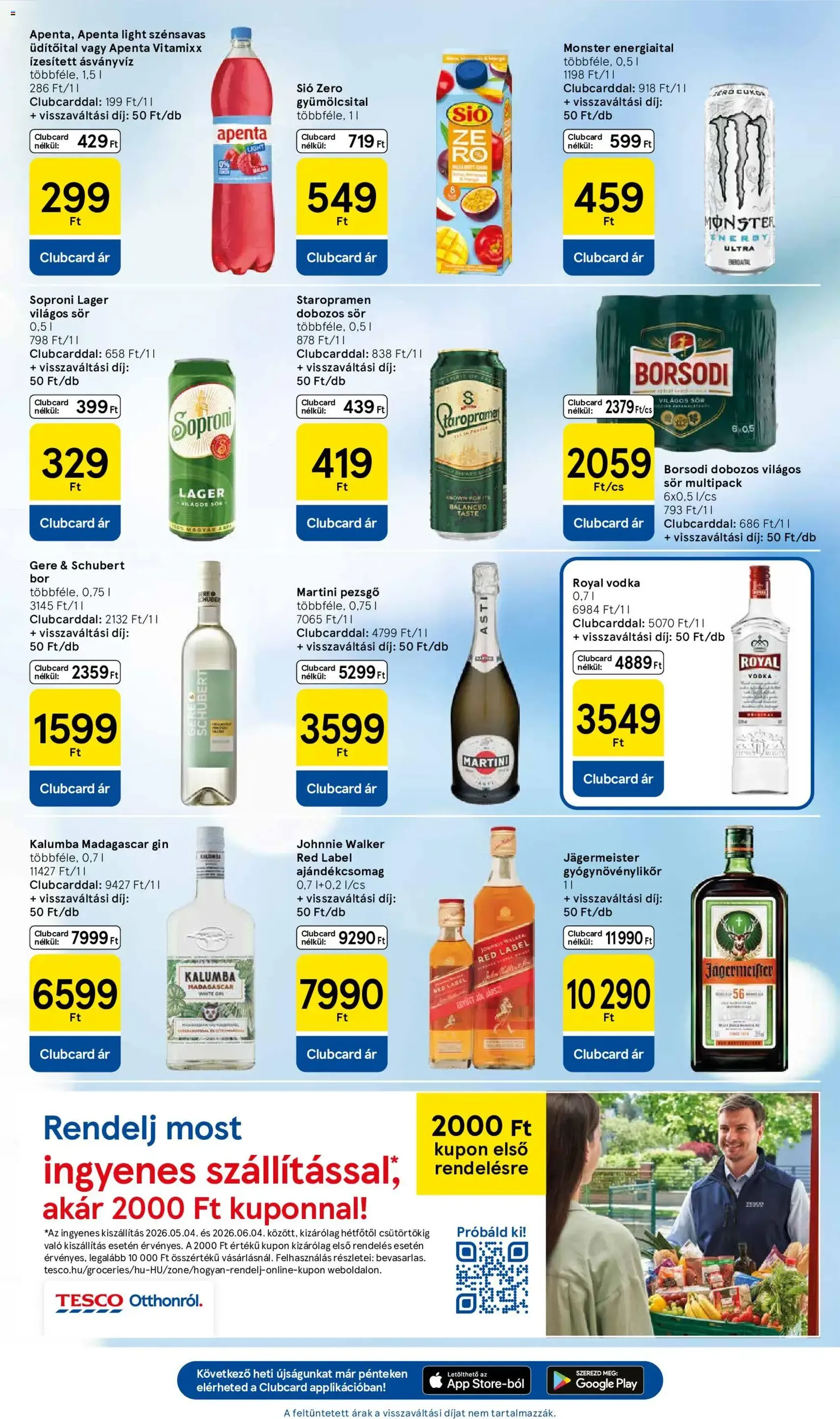 Tesco aktuális akciós újság - 2026.05.07. érvényes szórólap 7 oldal 36 oldalból