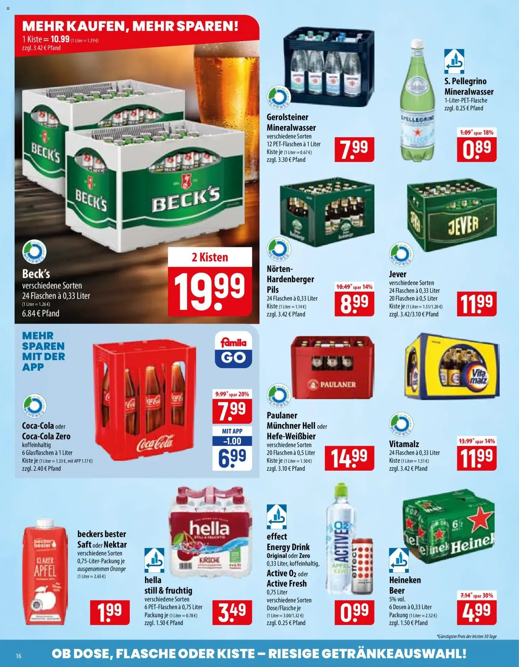 Famila Prospekt - Gültiger Prospekt ab 10.08.2026, Seite 16 von insgesamt 24