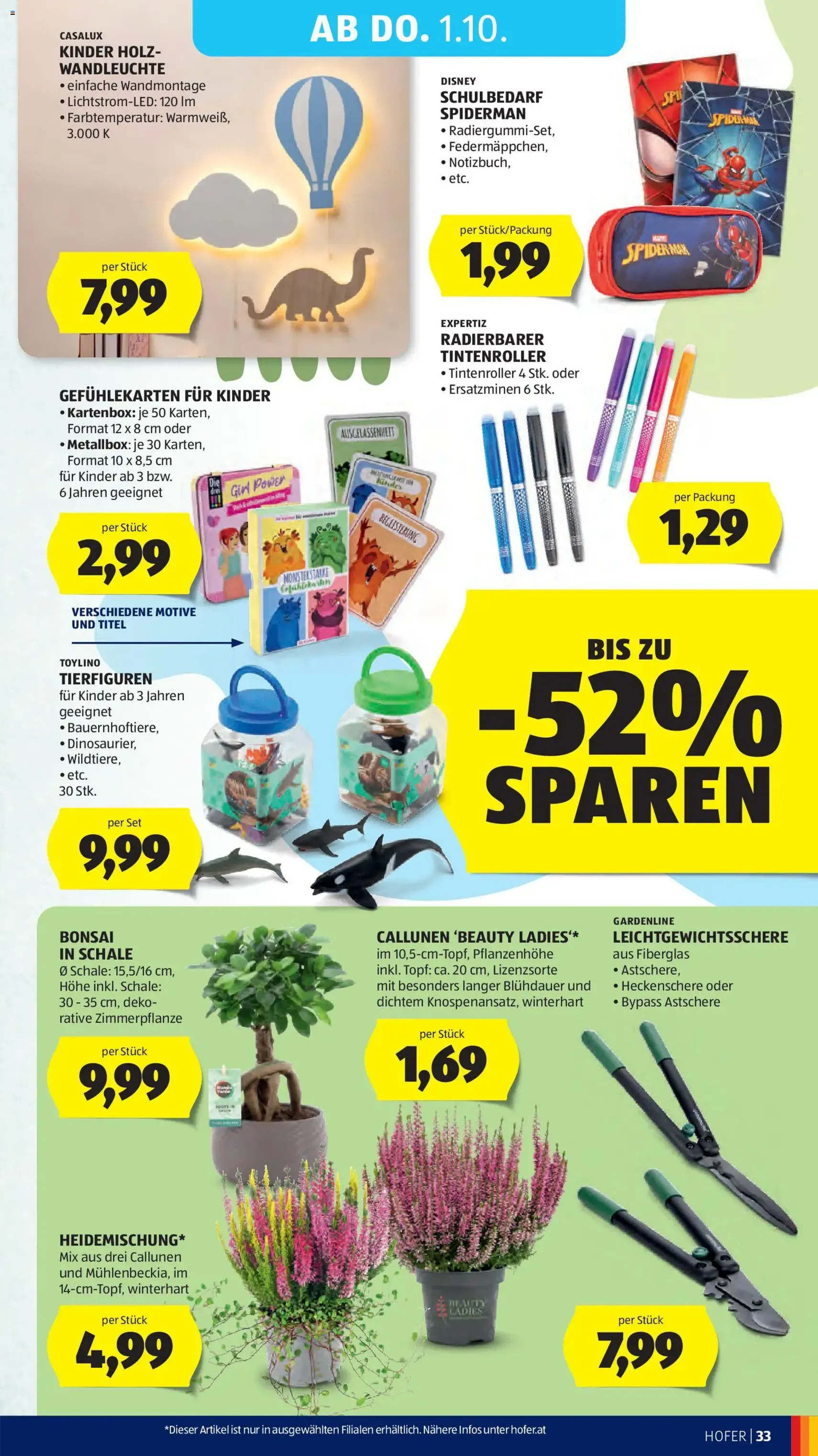 Hofer Flugblatt - Gültiger Prospekt ab 25.09.2026, Seite 41 von insgesamt 49