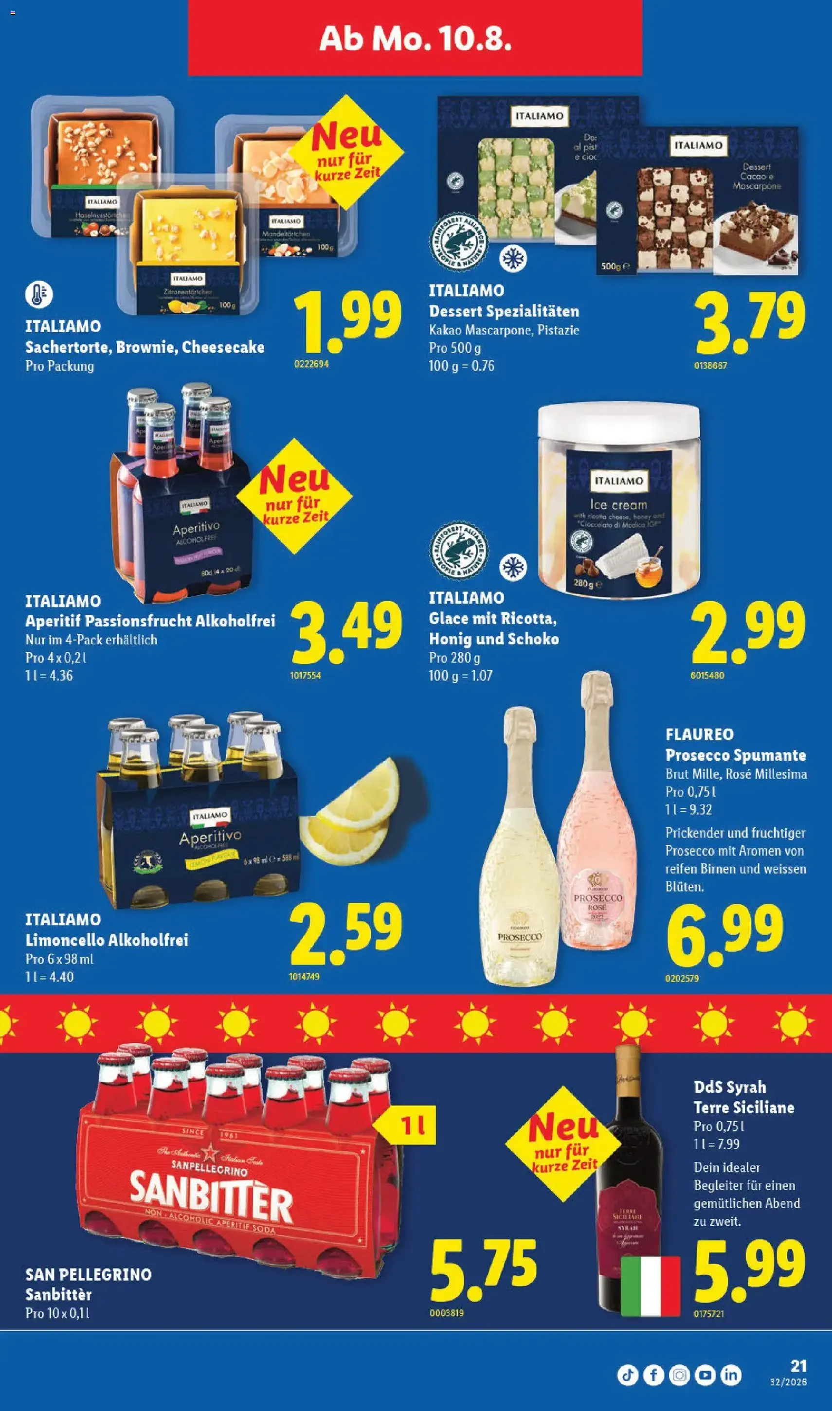 Lidl aktionen - Gültiger Prospekt ab 06.08.2026, Seite 21 von insgesamt 32