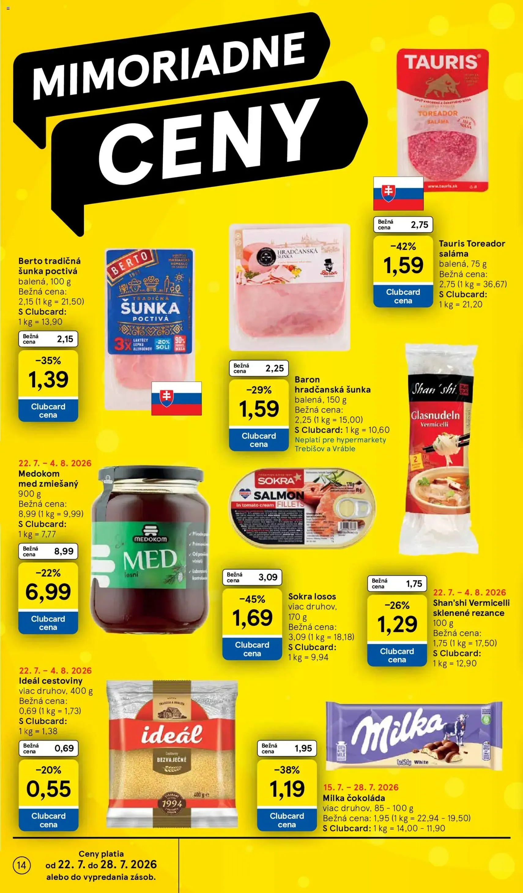 Tesco Hypermarket - leták - platný leták od 22.07.2026 strana 14 z 50