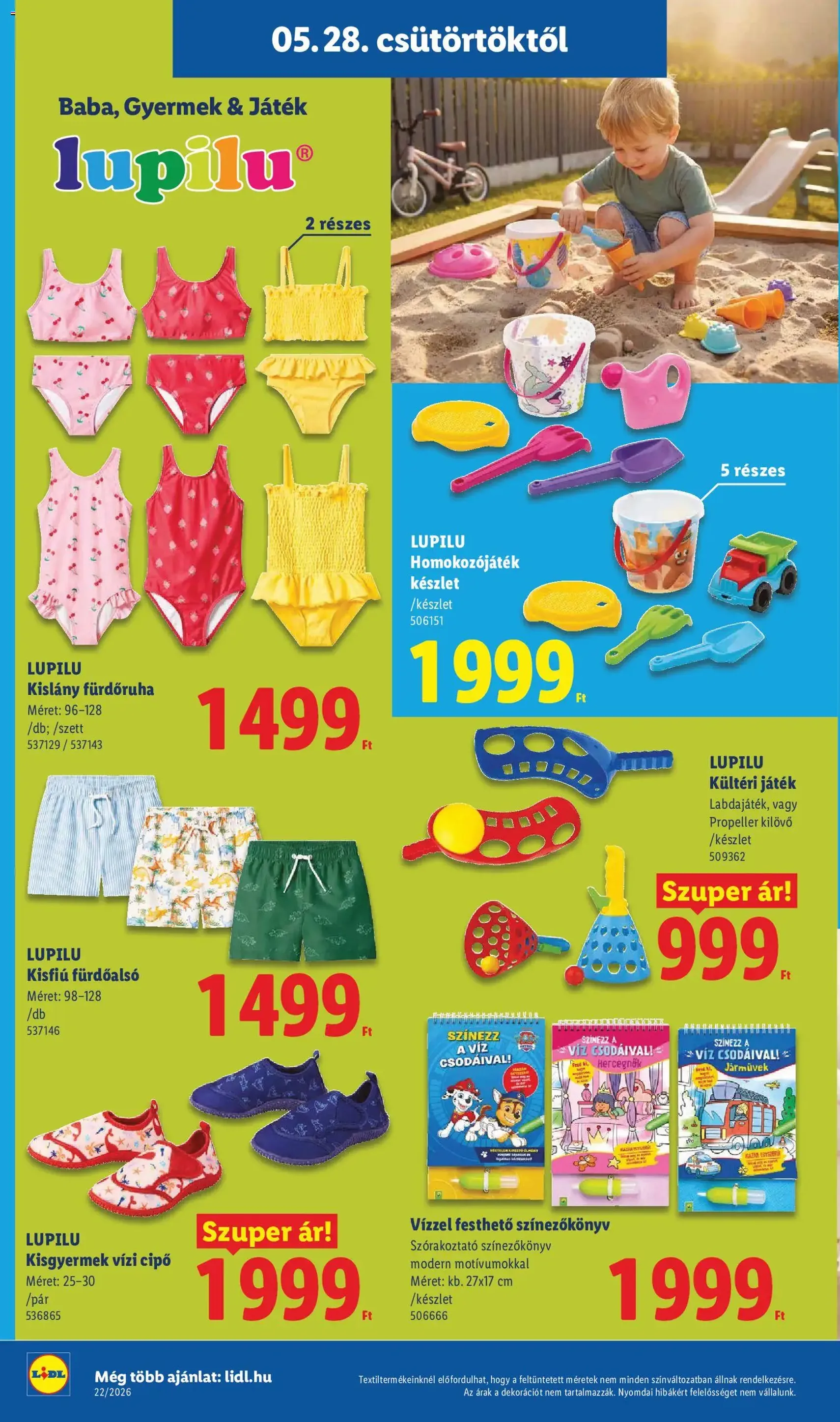 Lidl akciós újság - 2026.05.28. érvényes szórólap 40 oldal 74 oldalból