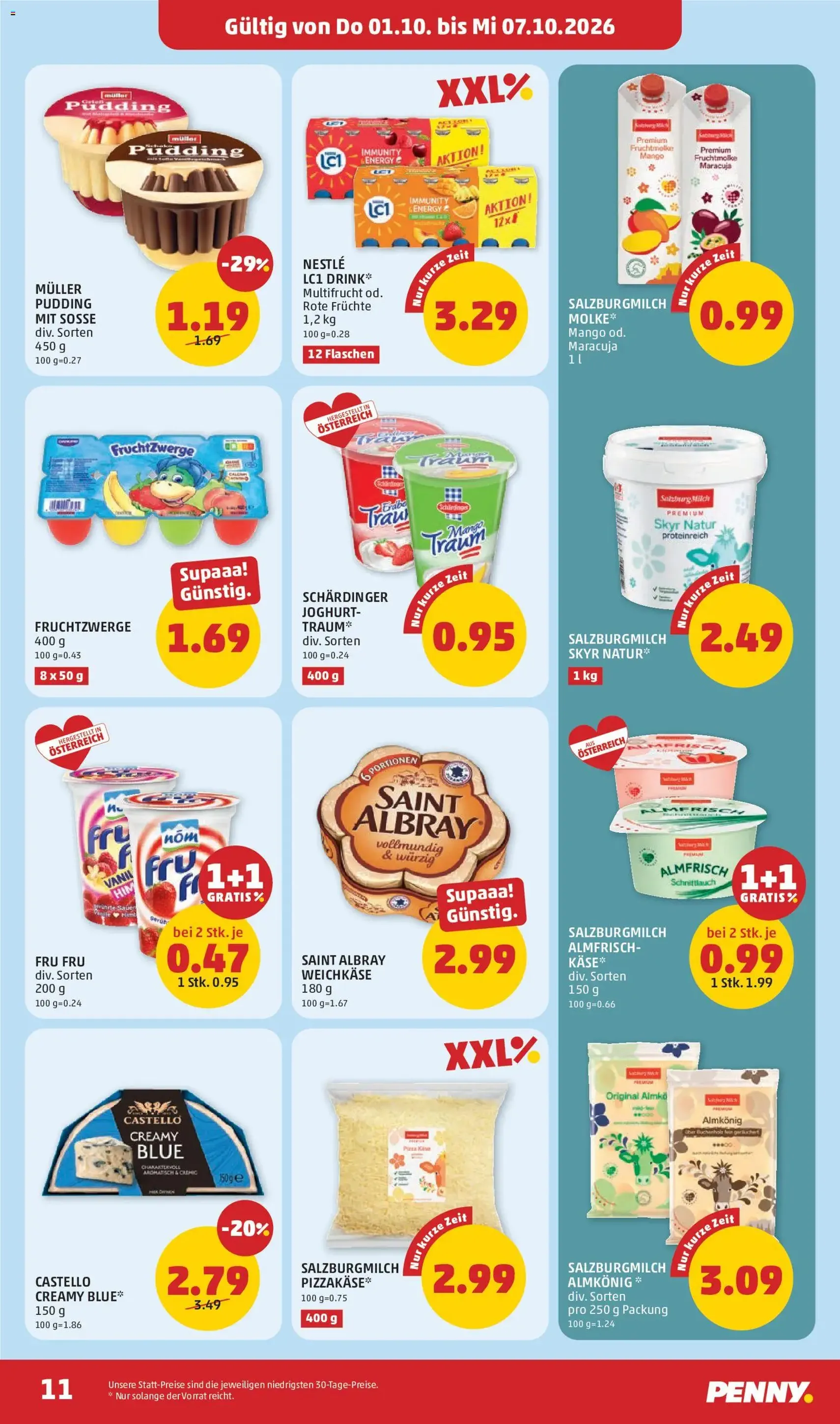 Penny Markt - Flugblatt - Gültiger Prospekt ab 01.10.2026, Seite 11 von insgesamt 32