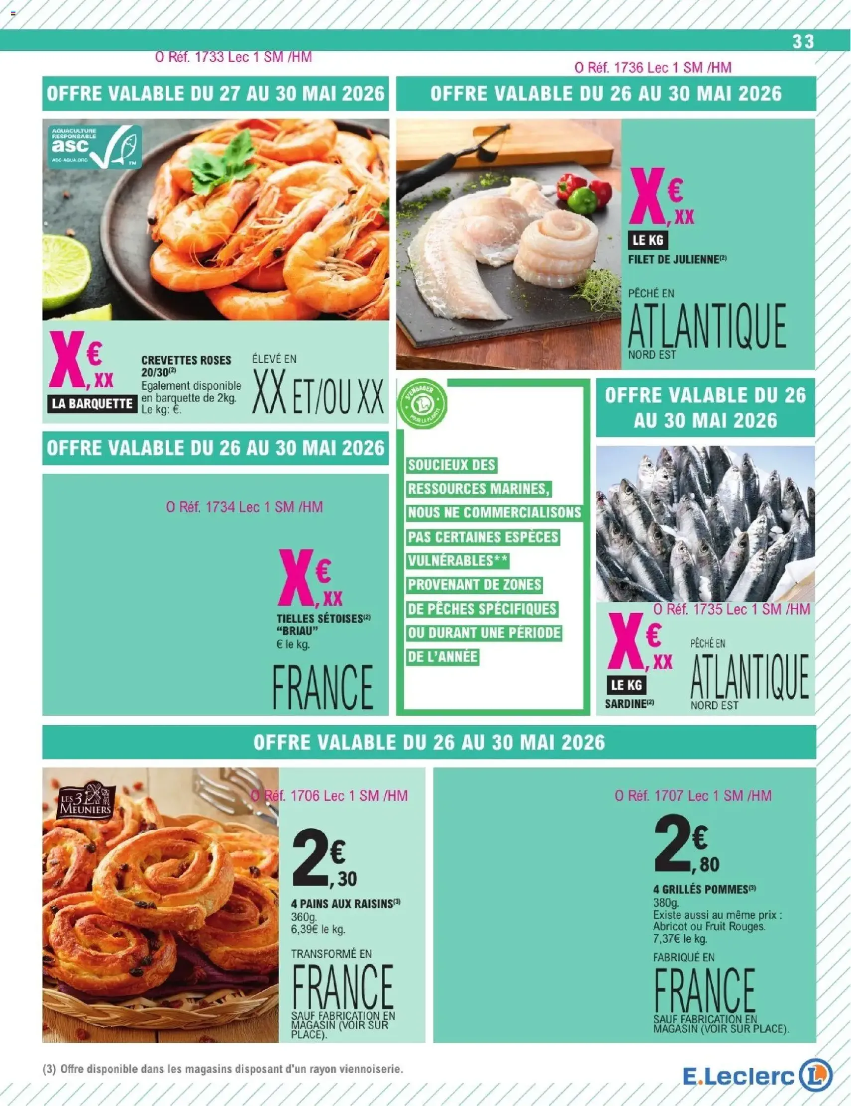 E.Leclerc catalogue de la semaine 22 - brochure valable à partir du 26/05/2026, page 33 sur 66