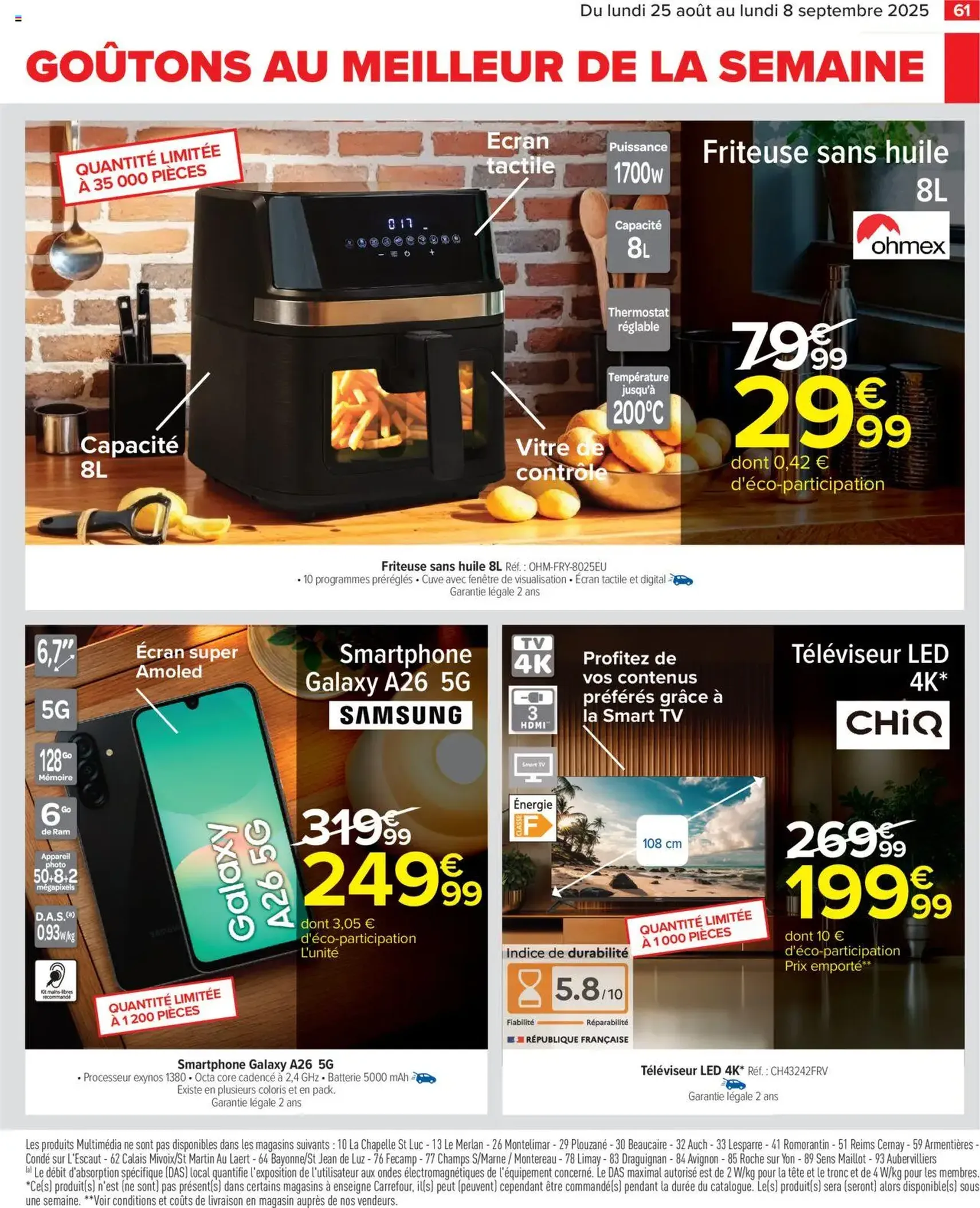 Carrefour catalogue semaine 35 - brochure valable à partir du 25/08/2025, page 63 sur 72 Carrefour catalogue semaine 35 - brochure valable à partir du 25/08/2025, page 63 sur 72
