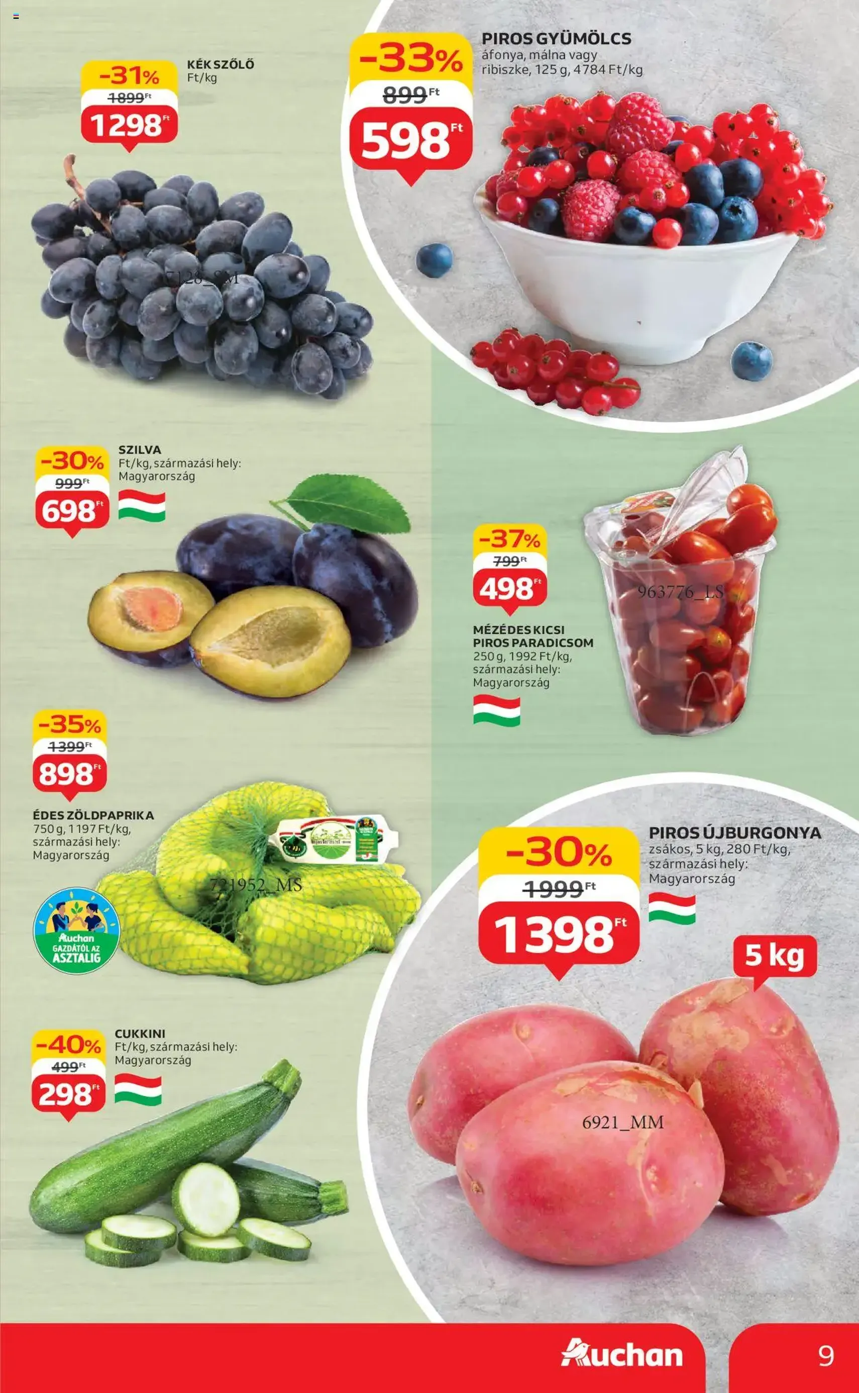 Auchan Akciós újság - 2025.07.24. érvényes szórólap 9 oldal 60 oldalból