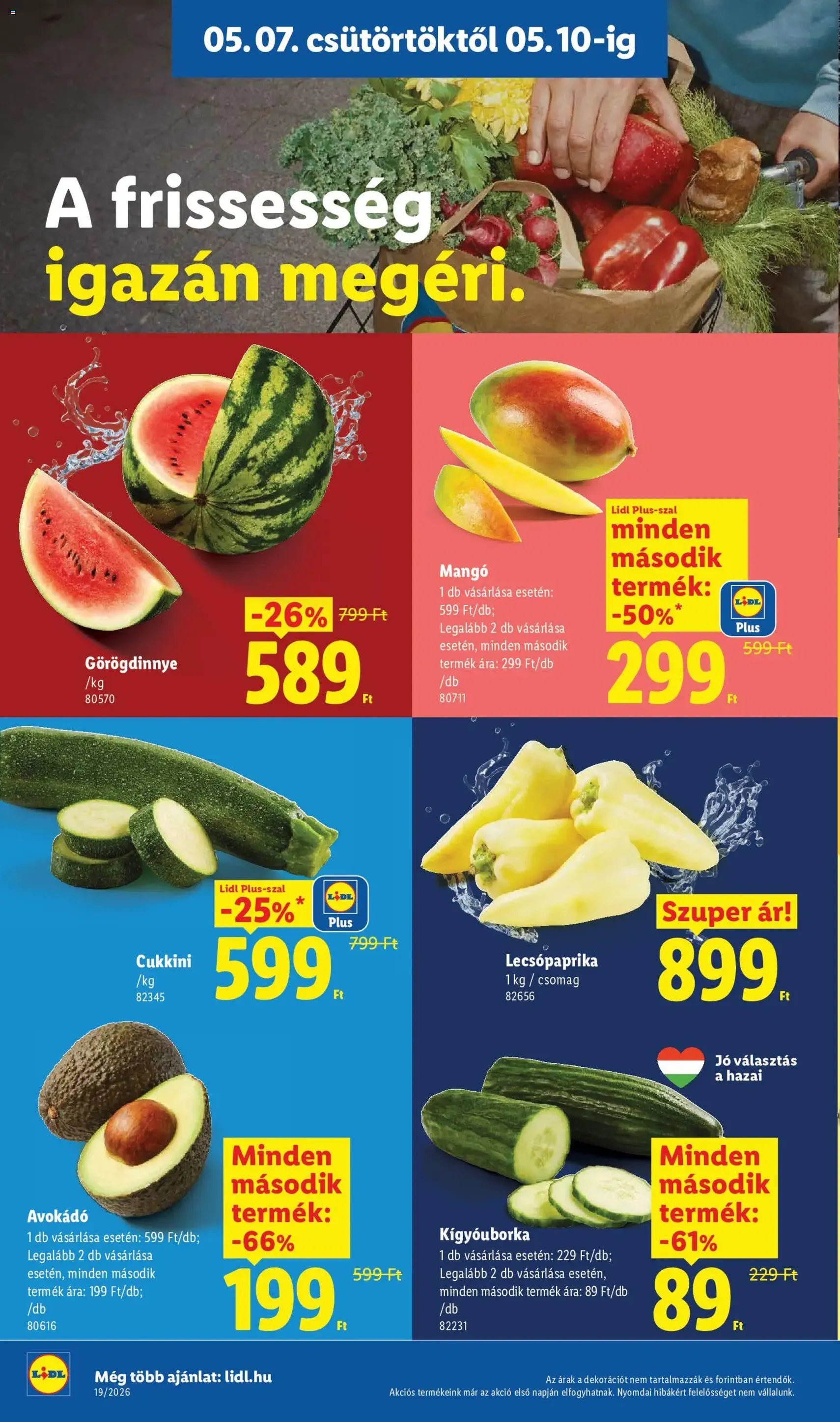 Lidl akciós újság - 2026.05.07. érvényes szórólap 4 oldal 76 oldalból